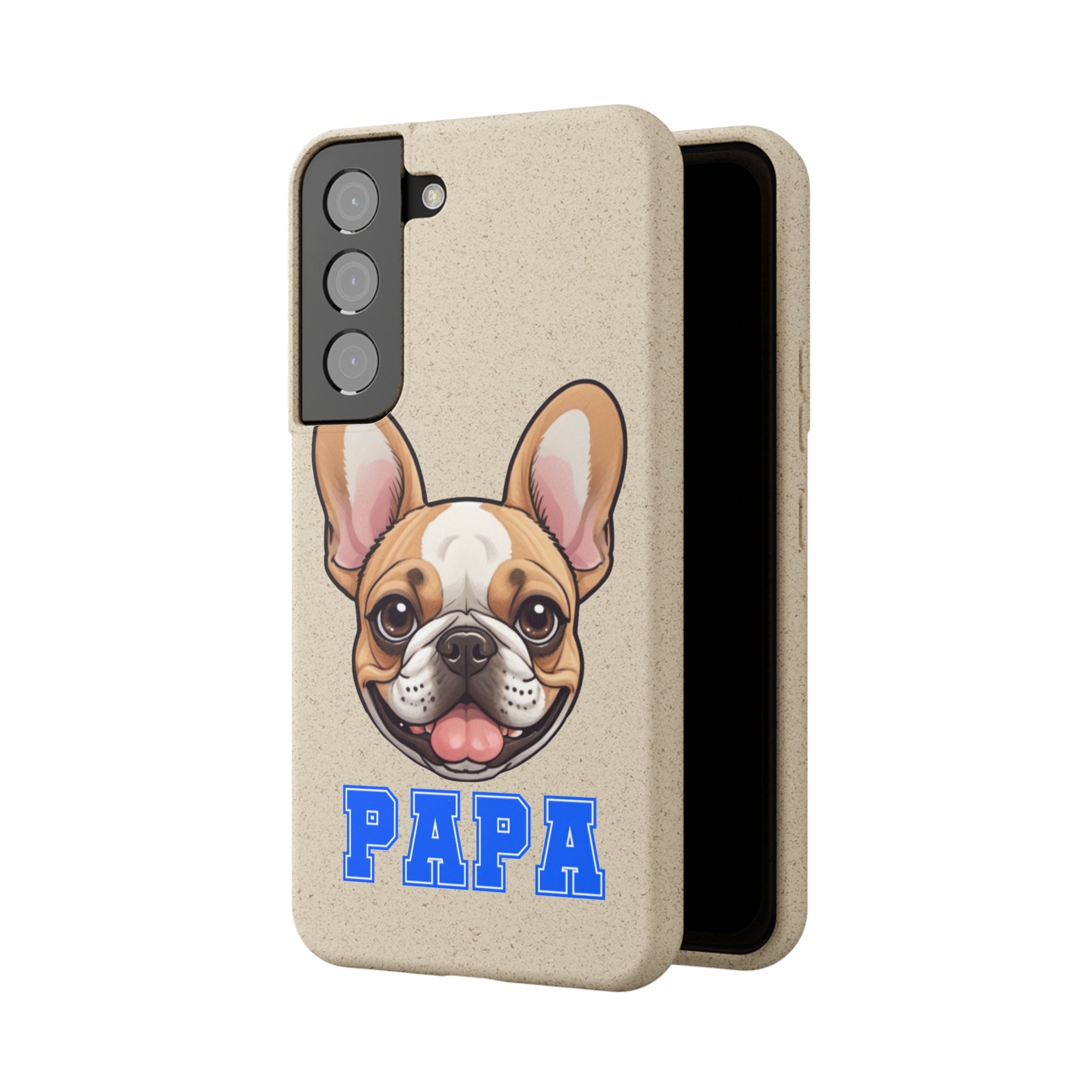 Biodegradable  Frenchie Papa Cases