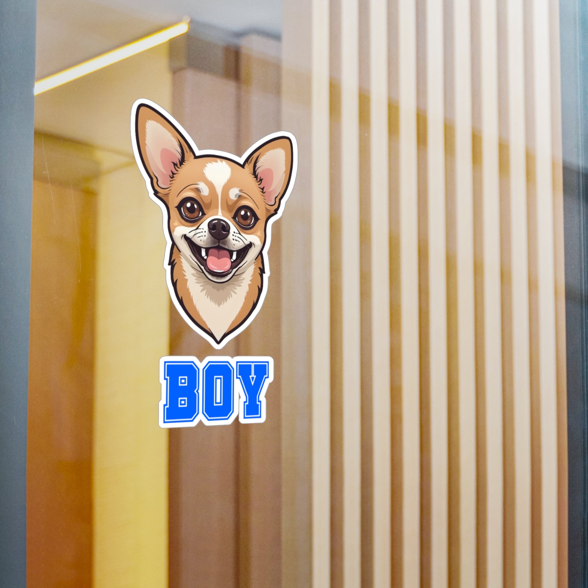 Chihuahua Boy Vinyl Decals