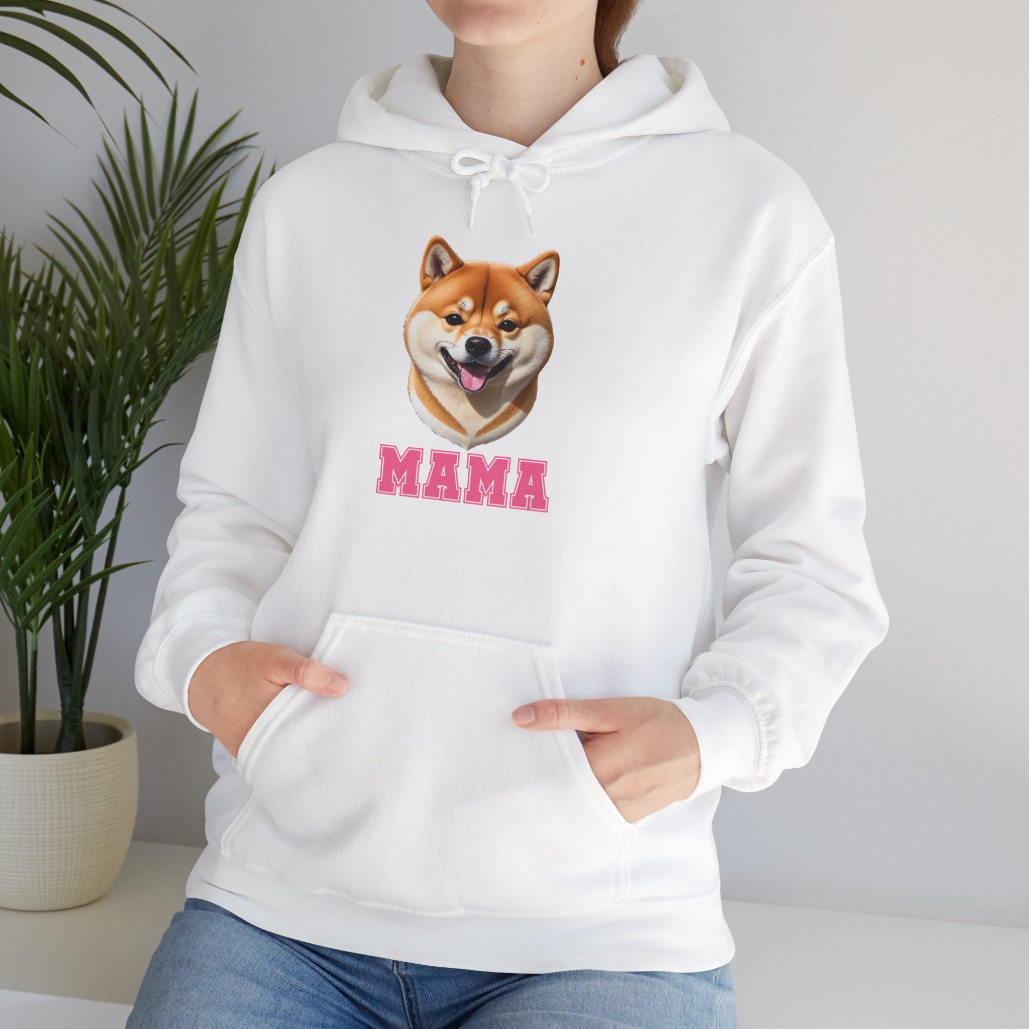 Shiba Inu Mama Heavy Blend™ Hooded Sweatshirt