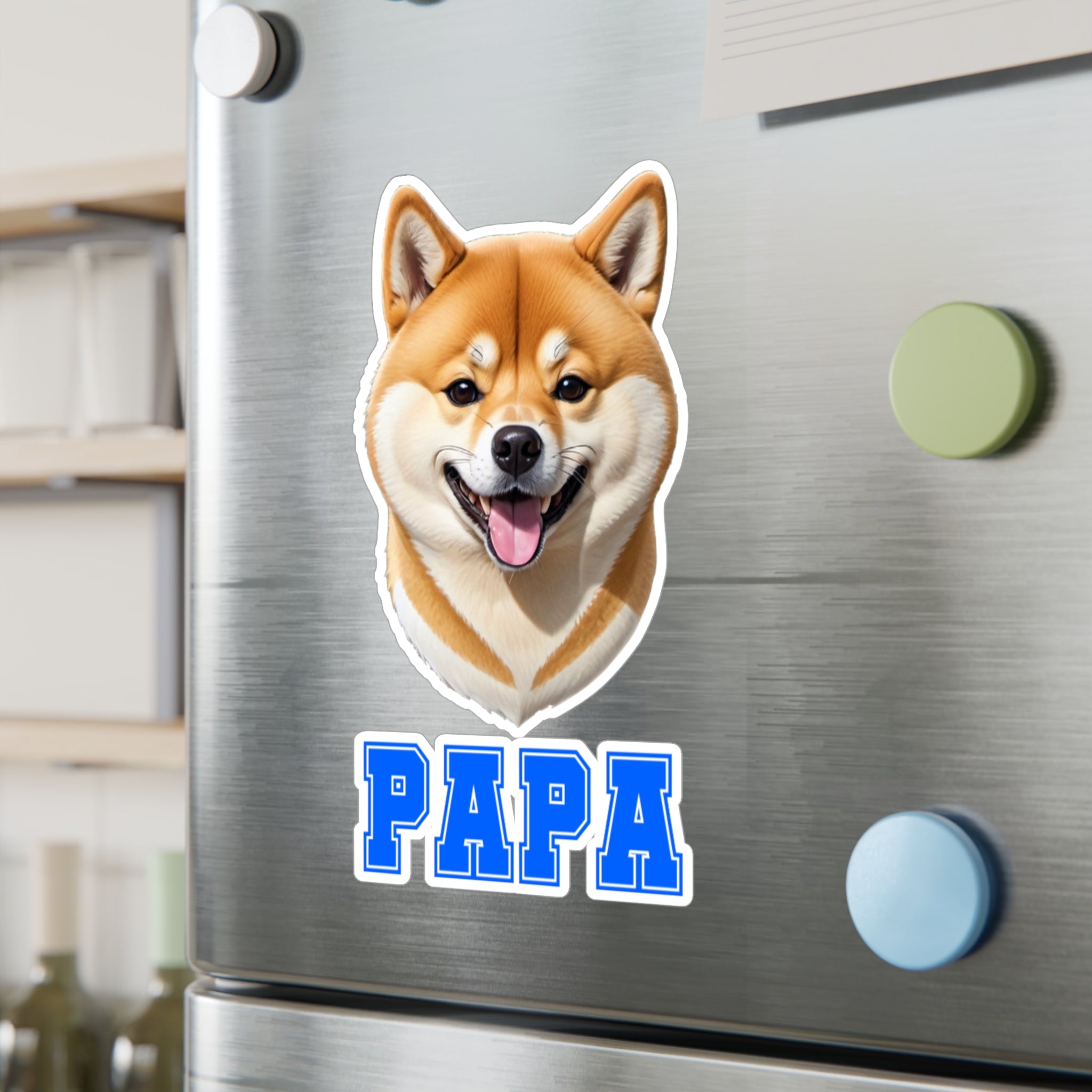 Shiba Inu Papa Vinyl Decals