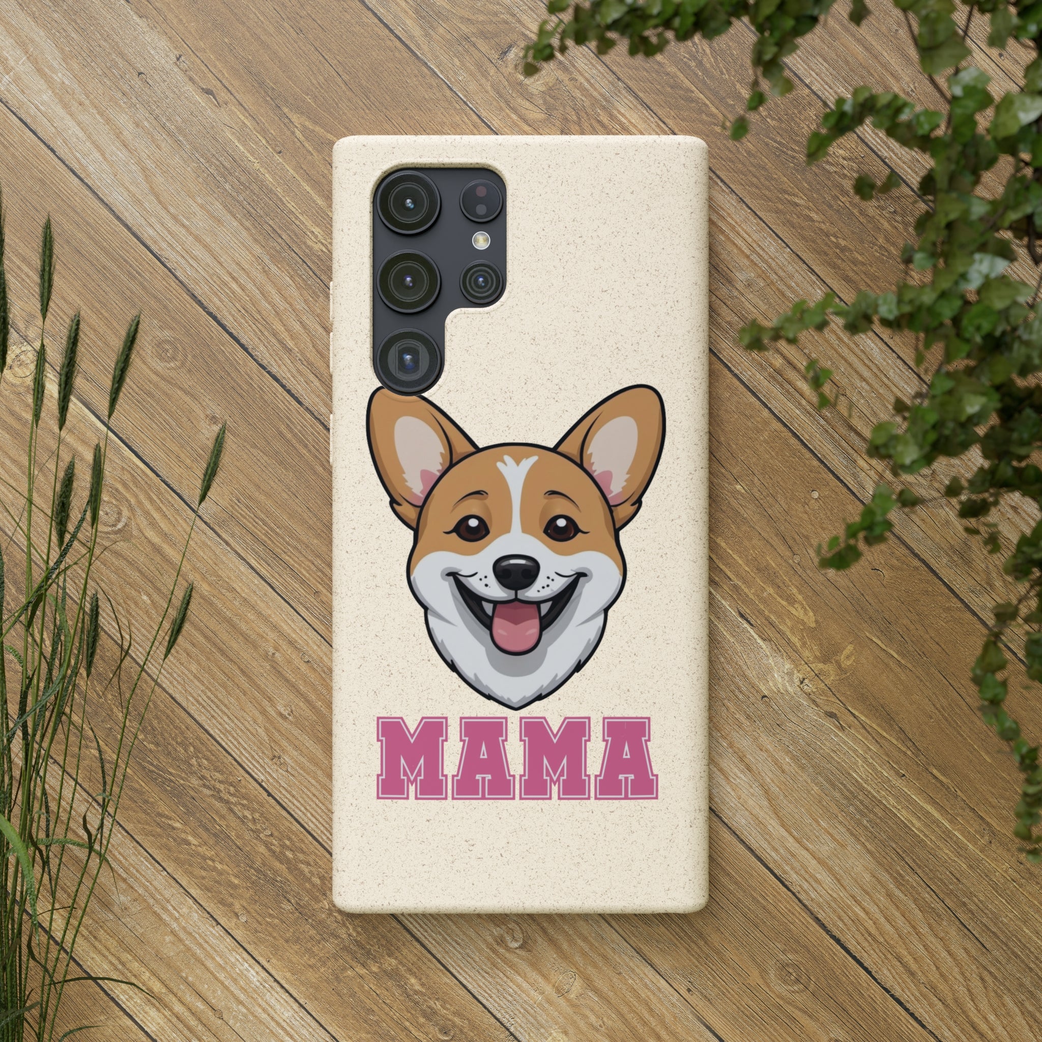 Biodegradable  Corgi Mama Cases