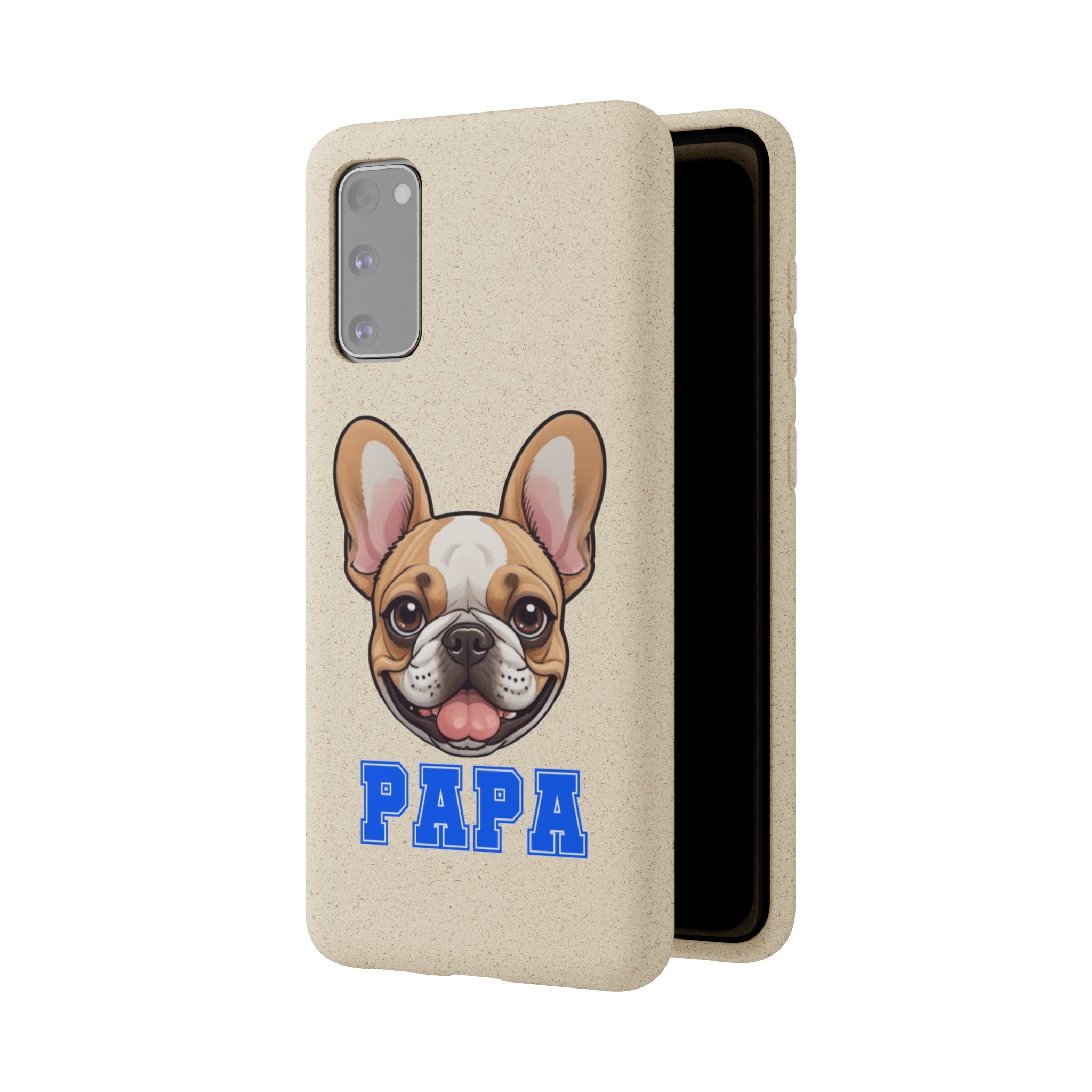 Biodegradable  Frenchie Papa Cases