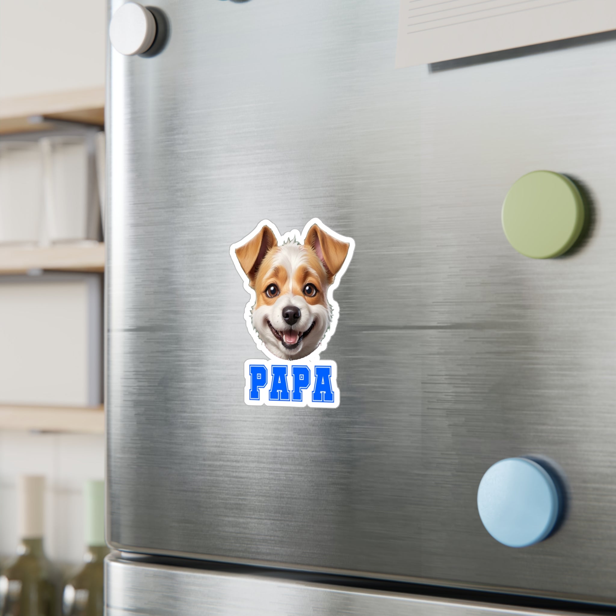 Terrier Papa Vinyl Decals