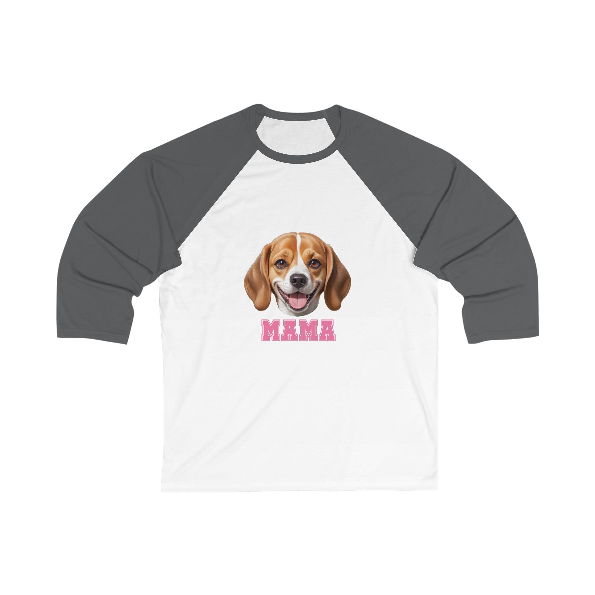 Beagle Mama 3\4 Sleeve Baseball Tee