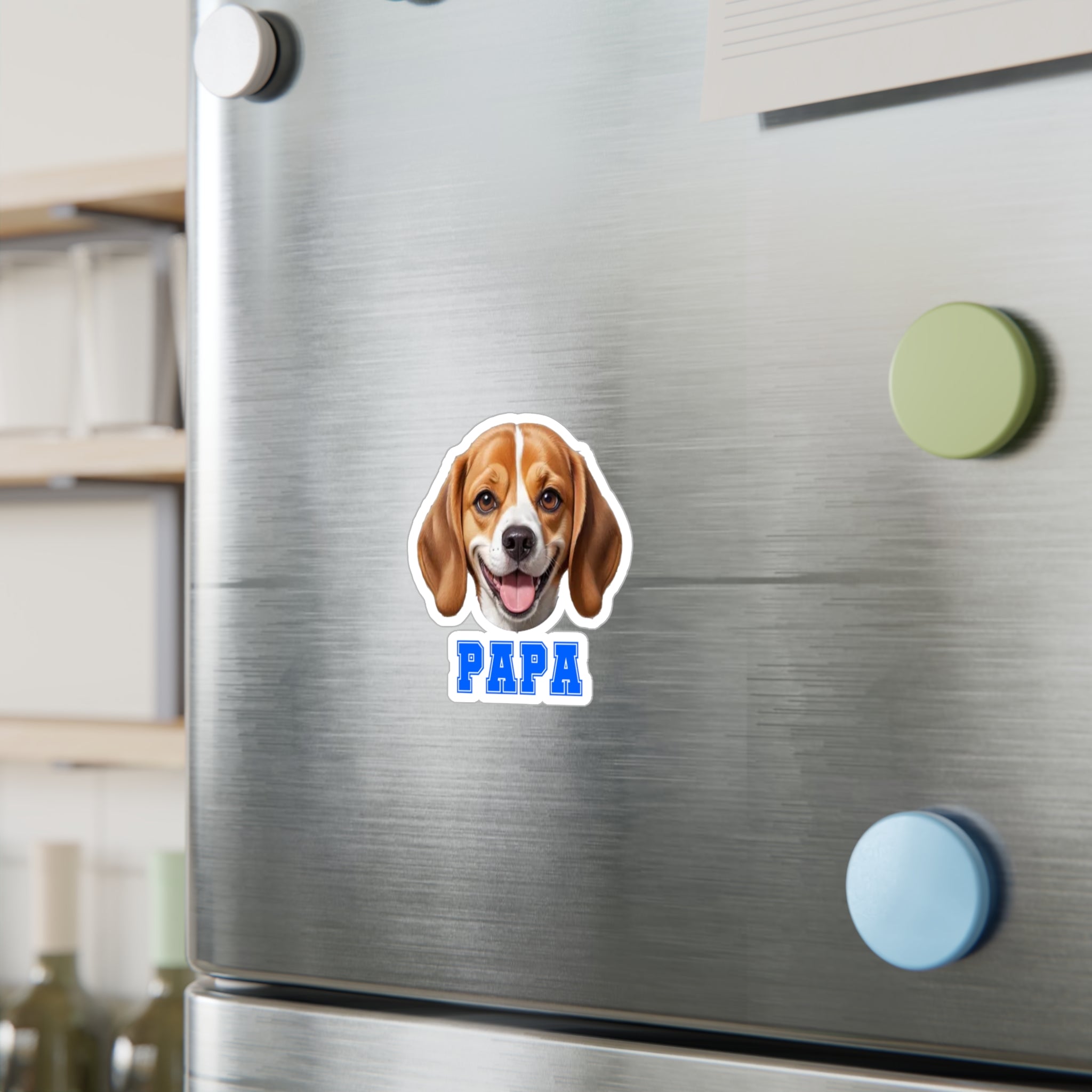 Beagle Papa Vinyl Decals