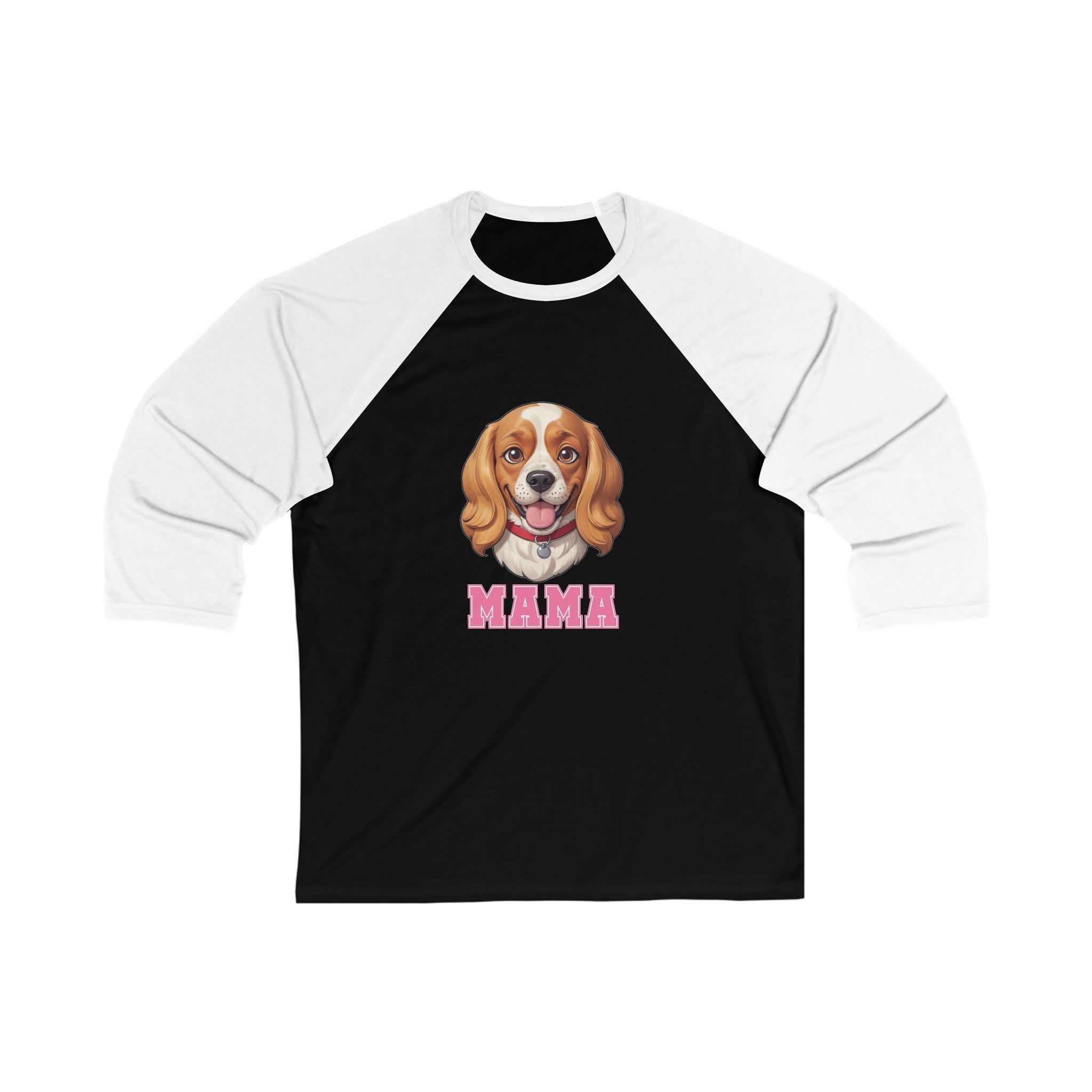 Cavalier - Cocker Mama 3\4 Sleeve Baseball Tee