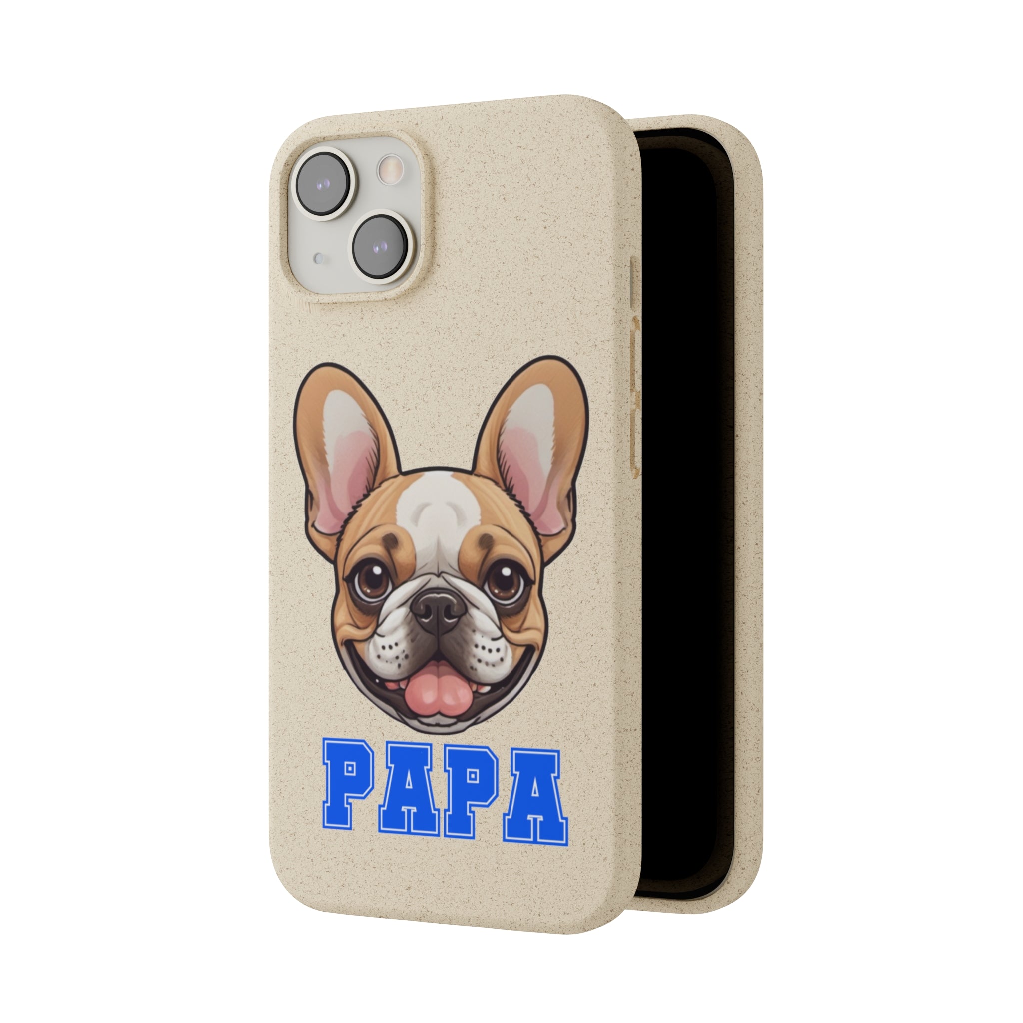 Biodegradable  Frenchie Papa Cases