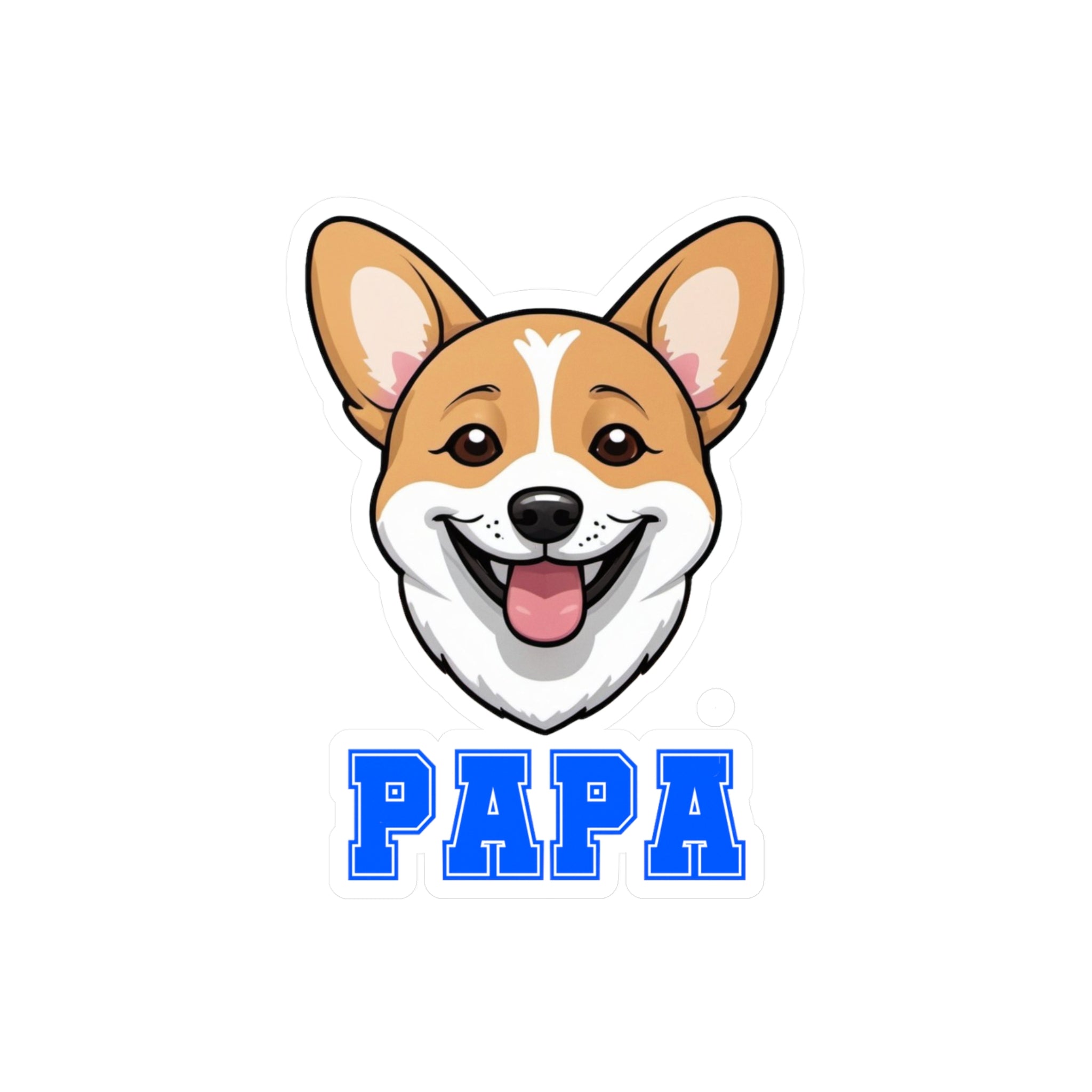 Corgi Papa Vinyl Decals