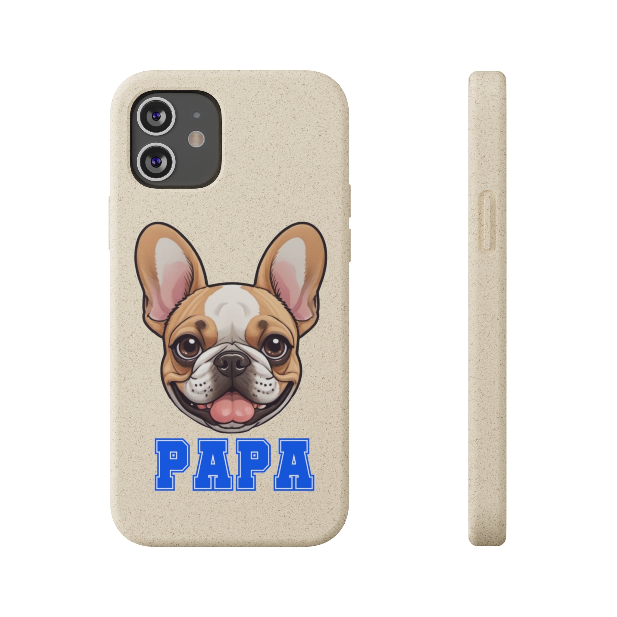 Biodegradable  Frenchie Papa Cases