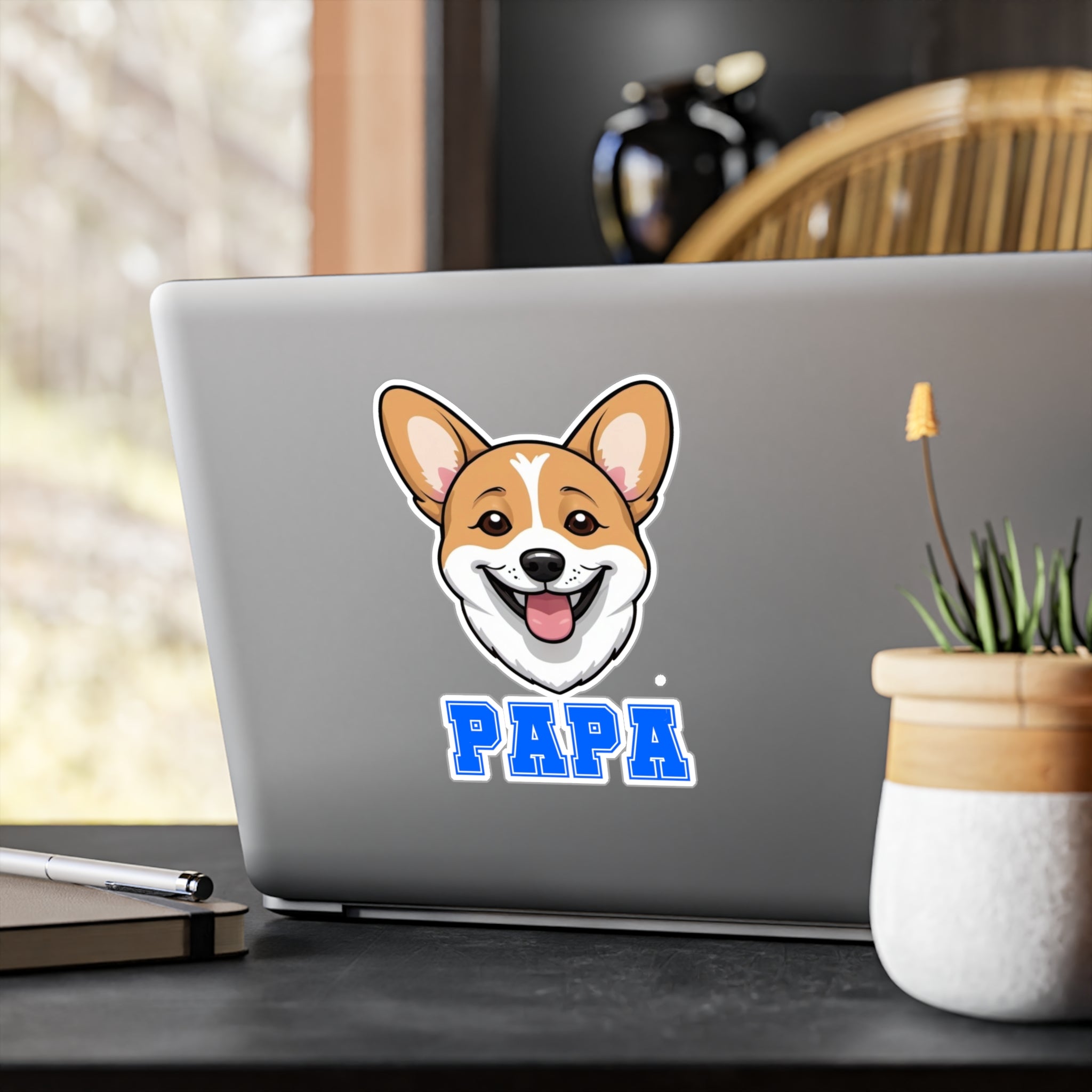 Corgi Papa Vinyl Decals