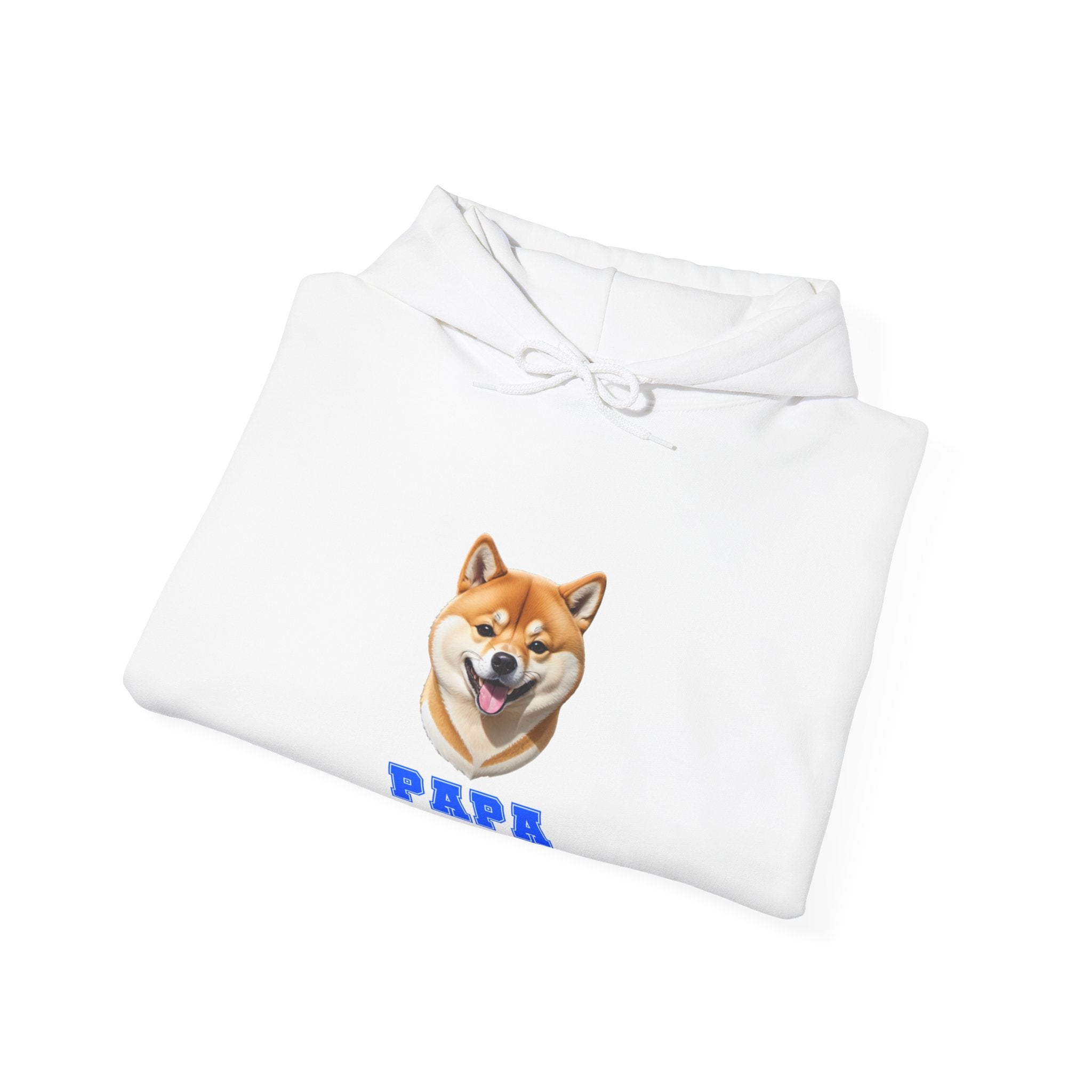 Shiba Inu Papa Heavy Blend™ Hooded Sweatshirt