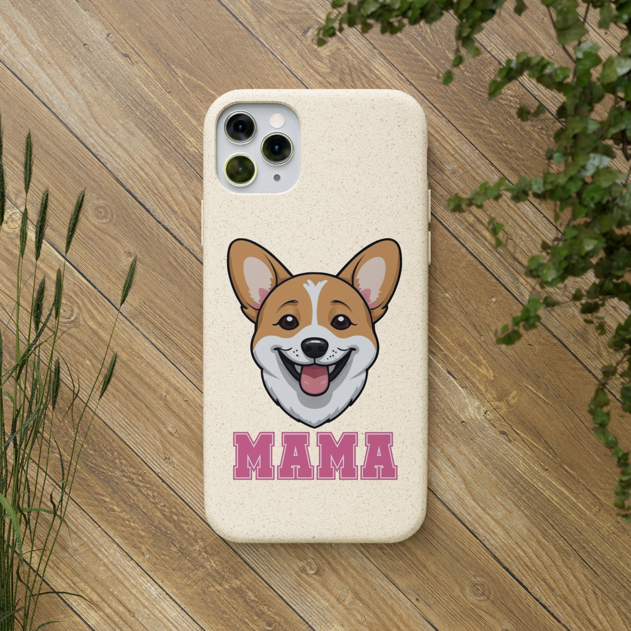 Biodegradable  Corgi Mama Cases