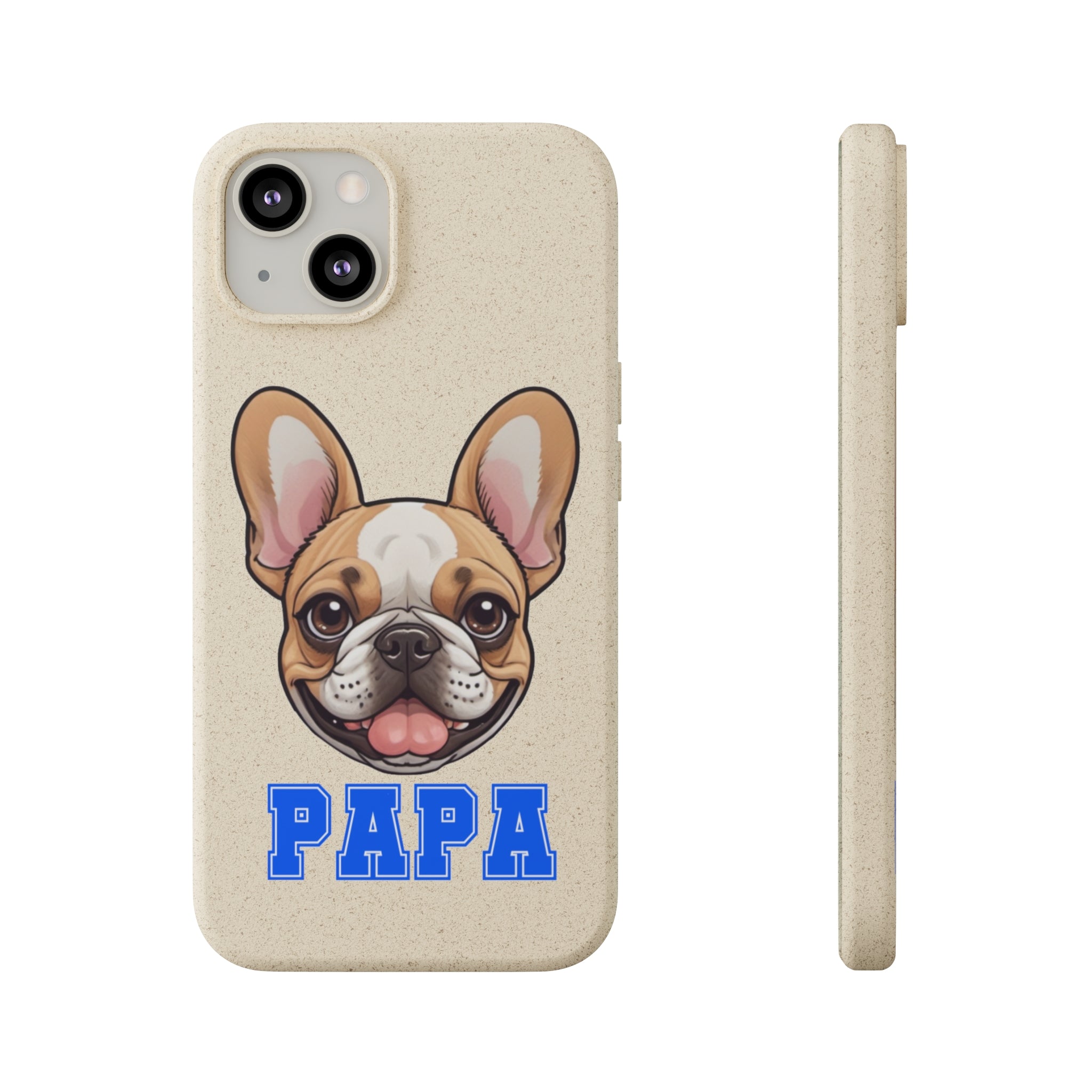 Biodegradable  Frenchie Papa Cases