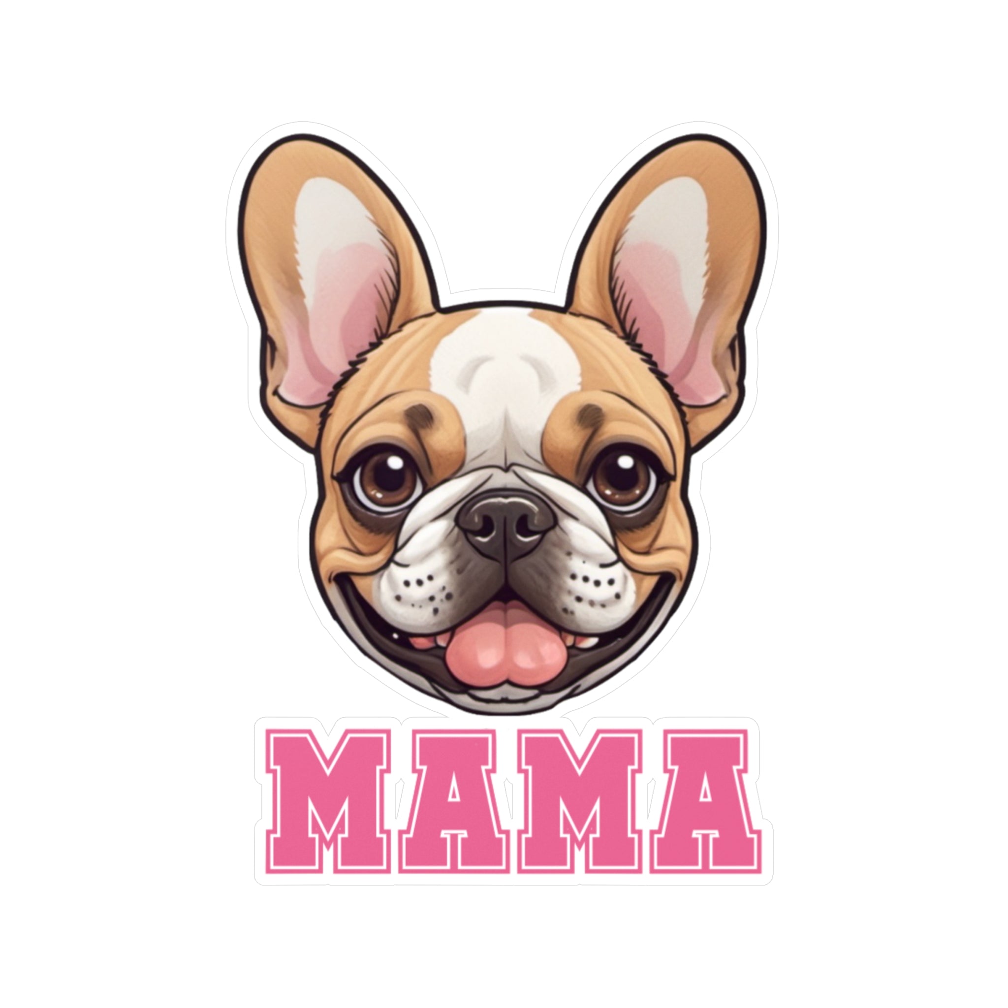 Frenchie Mama Vinyl Decals