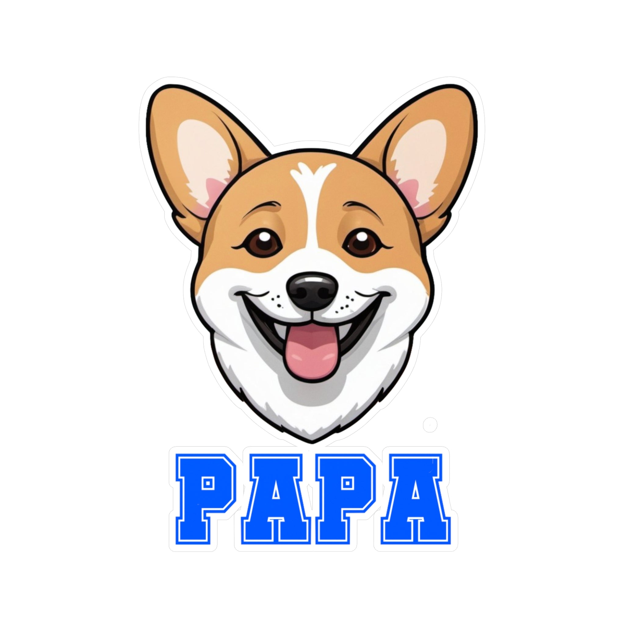 Corgi Papa Vinyl Decals