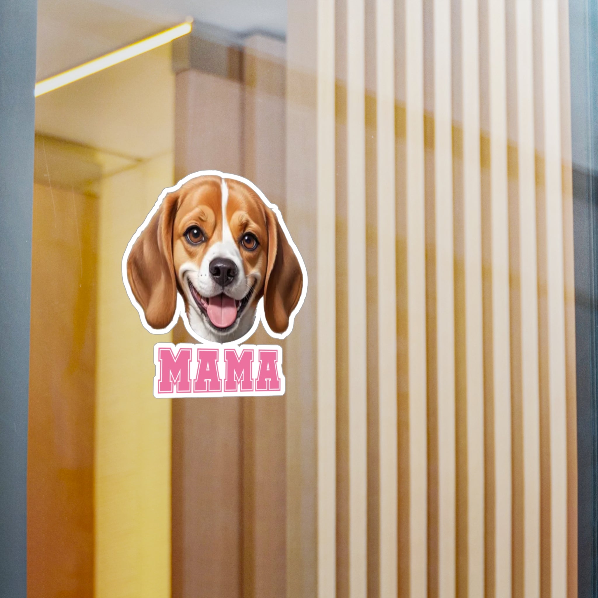 Beagle Mama Vinyl Decals