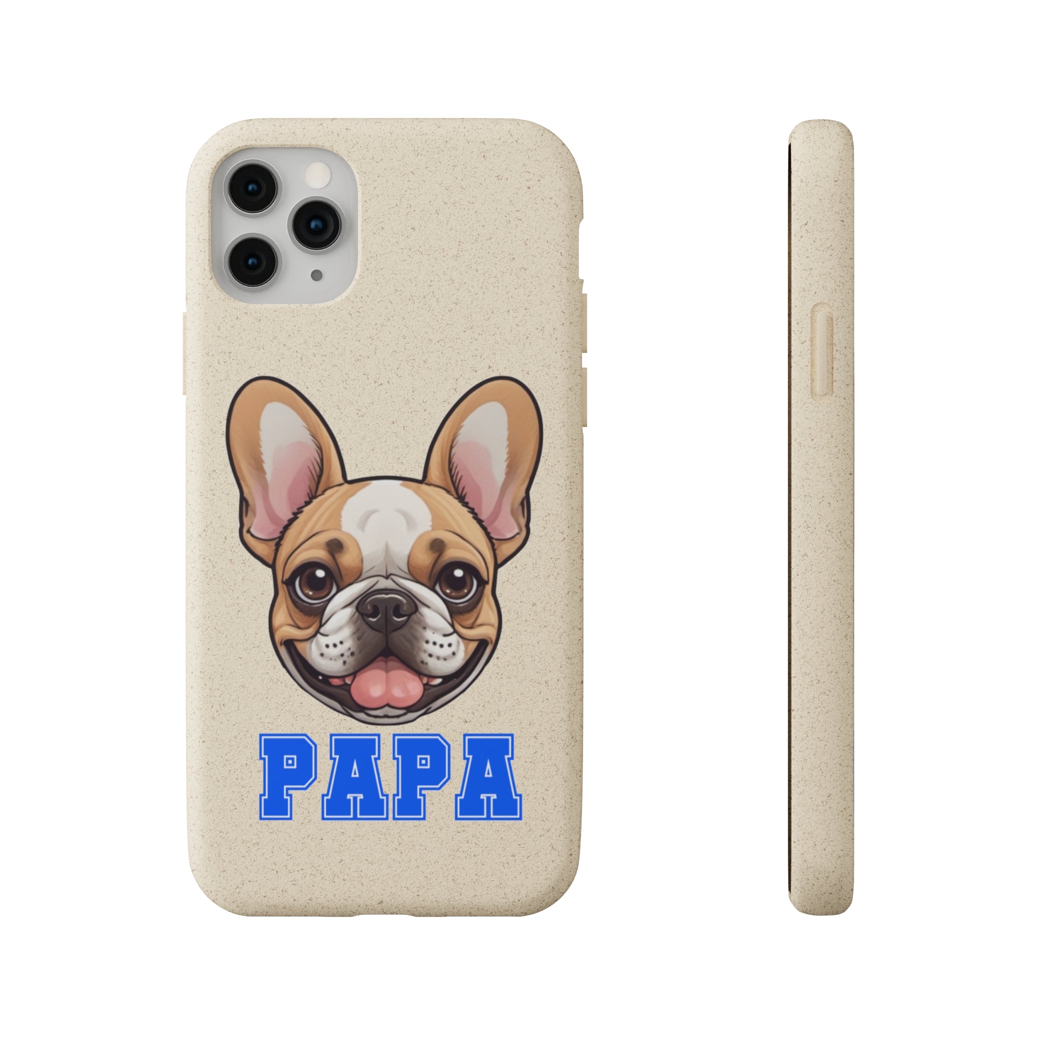 Biodegradable  Frenchie Papa Cases