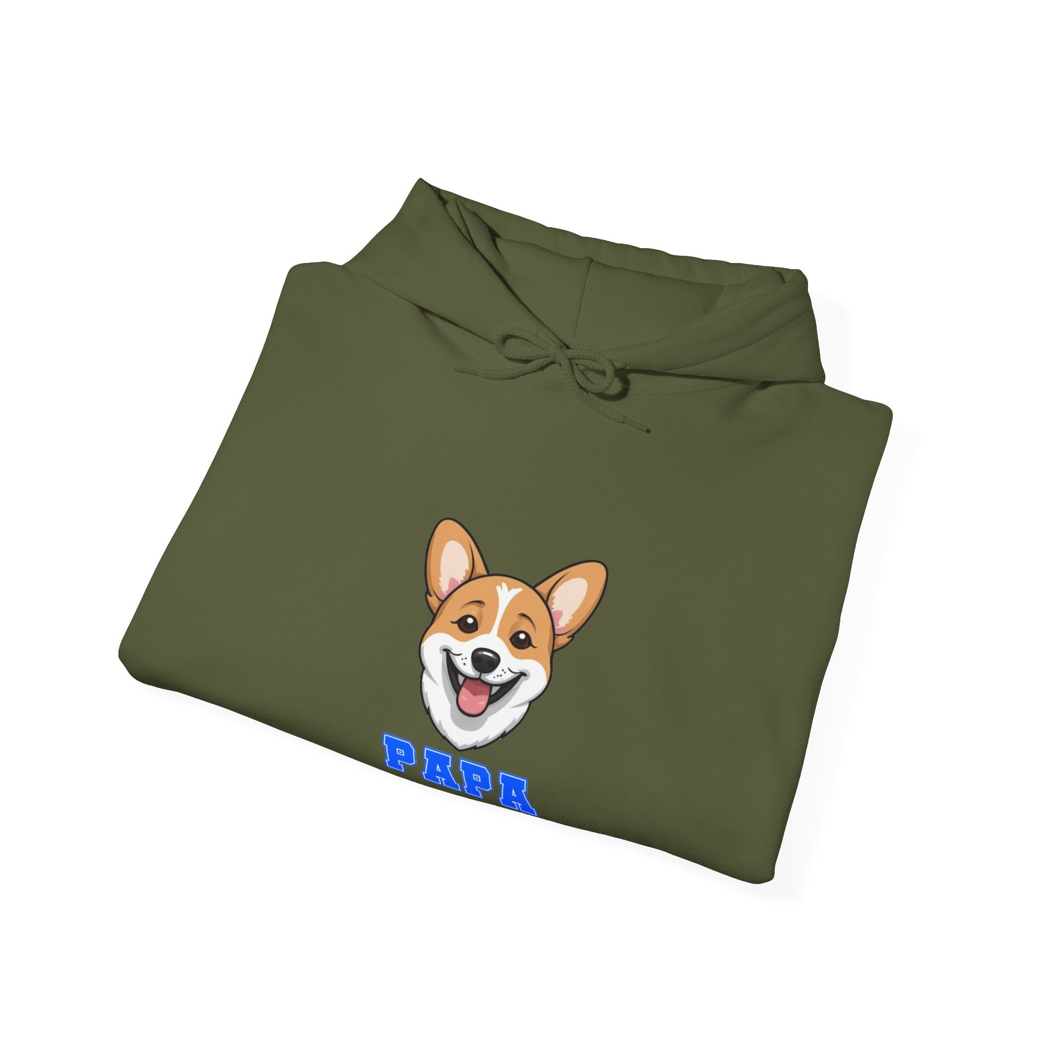 Corgi Papa Heavy Blend™ Hooded Sweatshirt