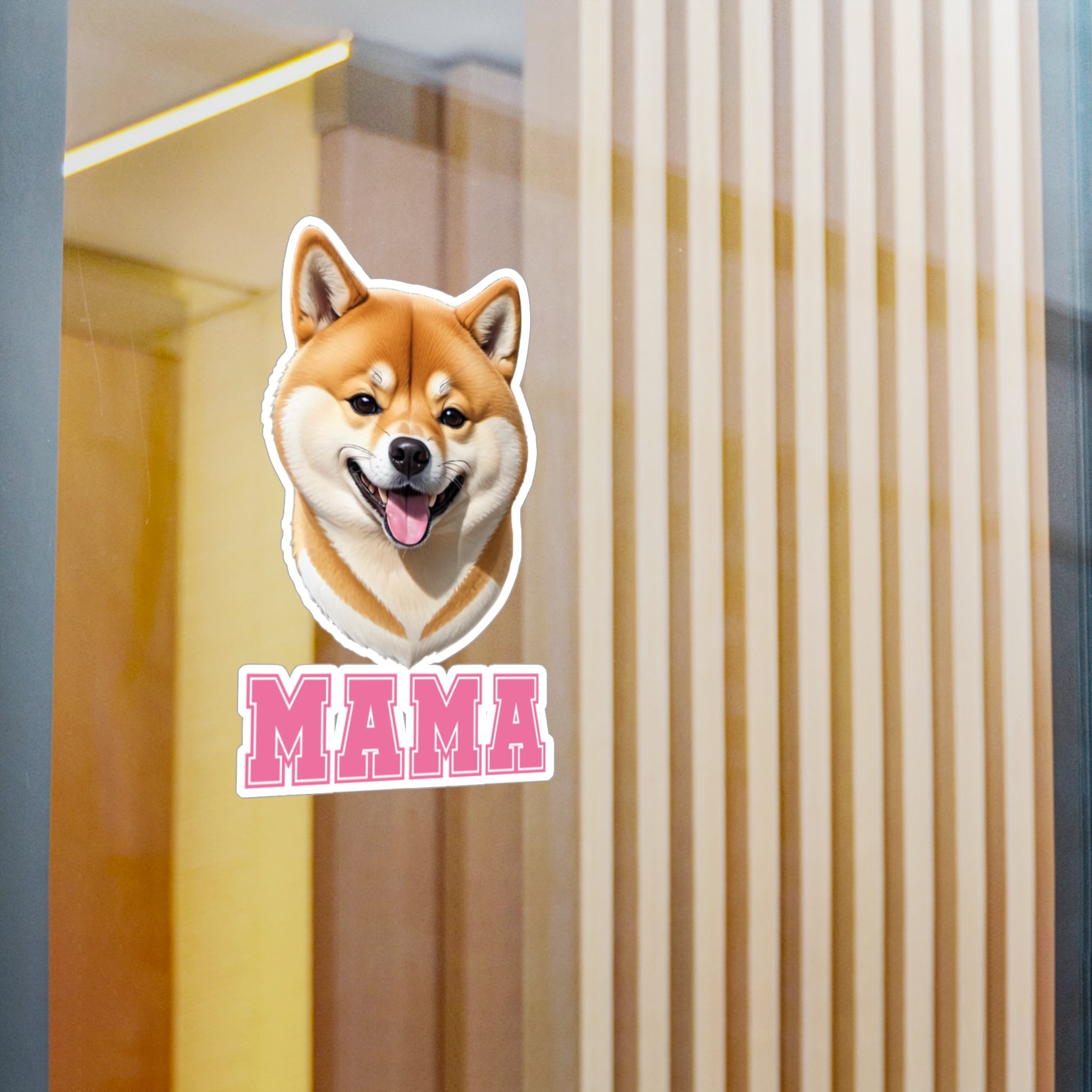 Shiba Inu Mama Vinyl Decals