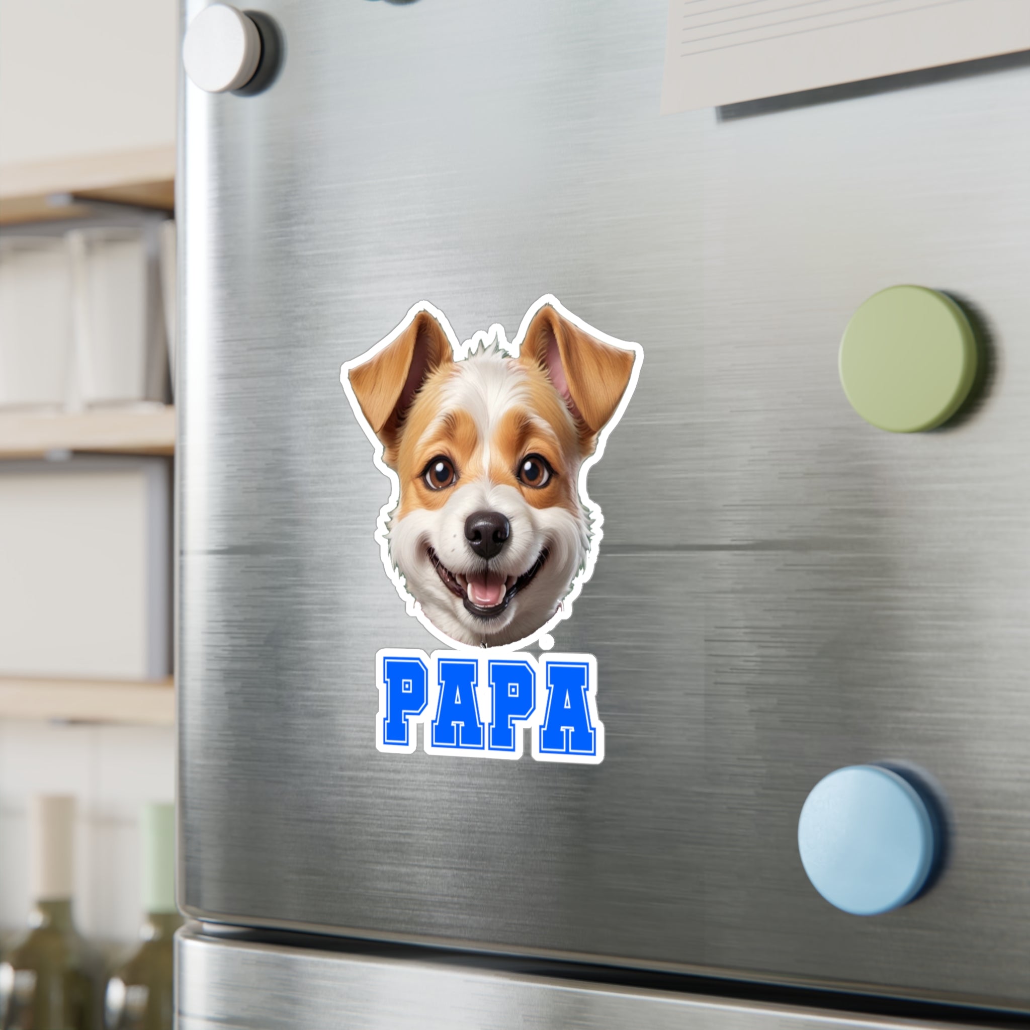 Terrier Papa Vinyl Decals