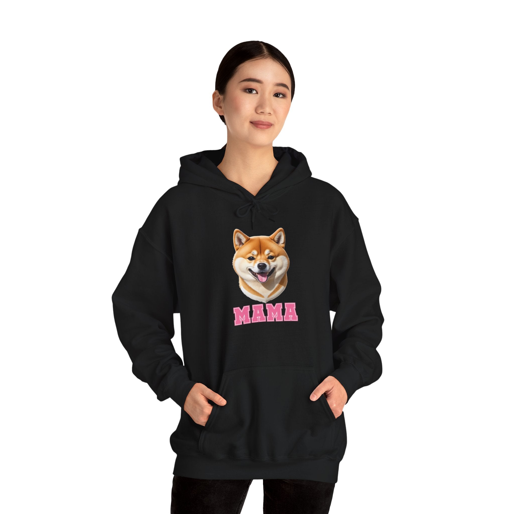 Shiba Inu Mama Heavy Blend™ Hooded Sweatshirt