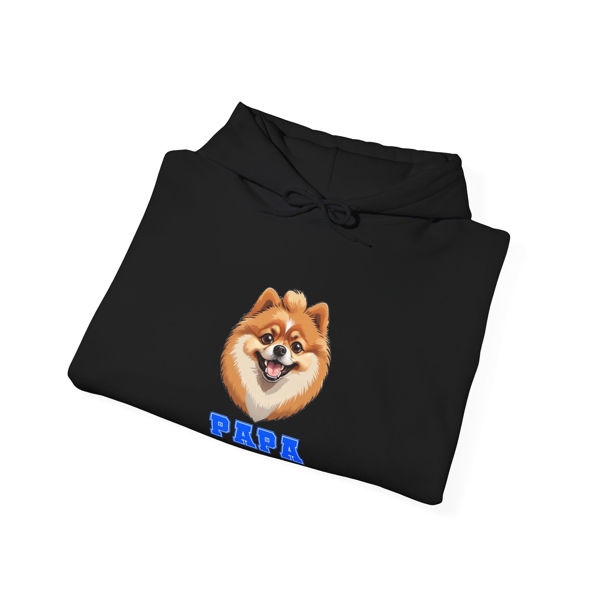 Pomeranian Papa Heavy Blend™ Hooded Sweatshirt