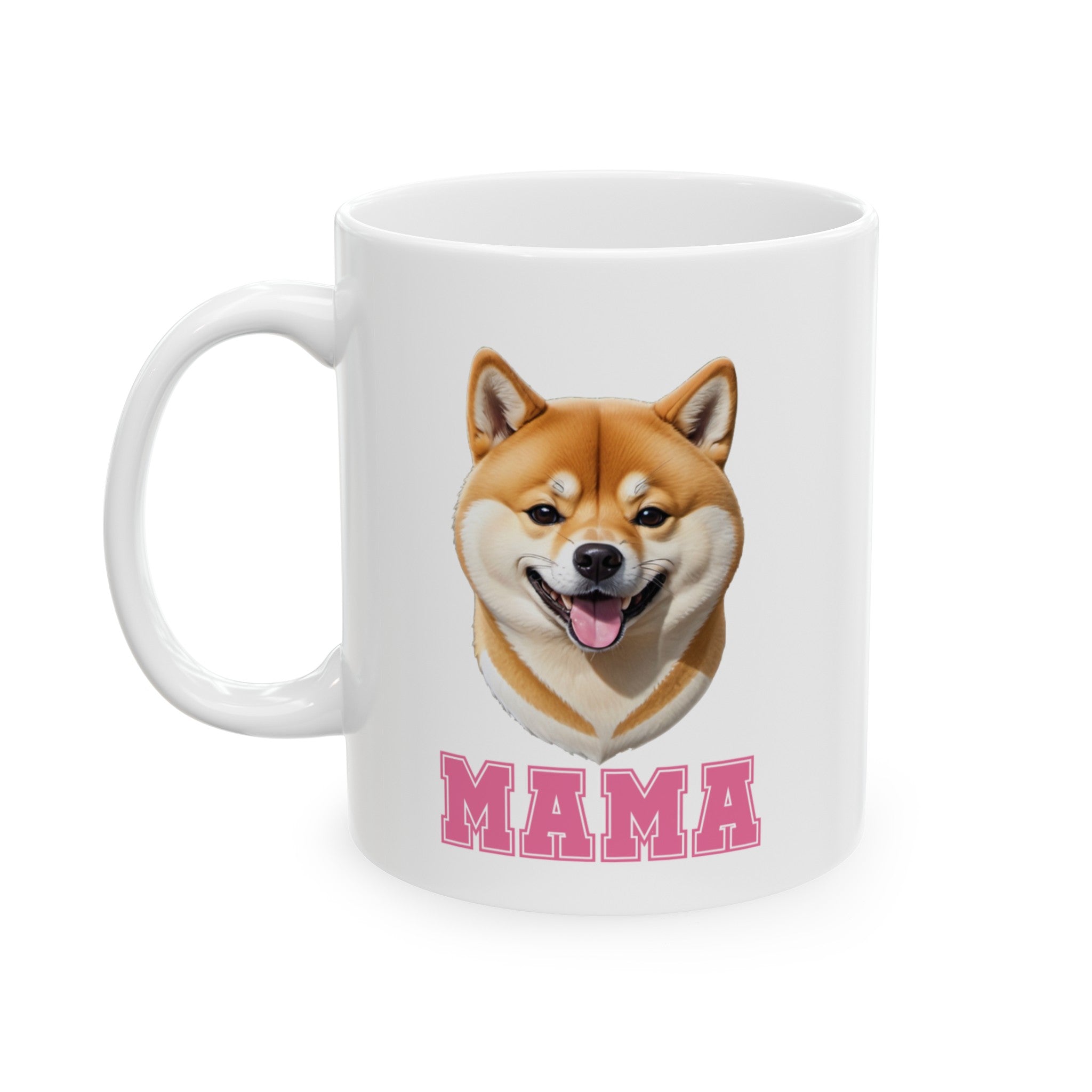 Shiba Inu Mama Ceramic Mug, (11oz, 15oz)