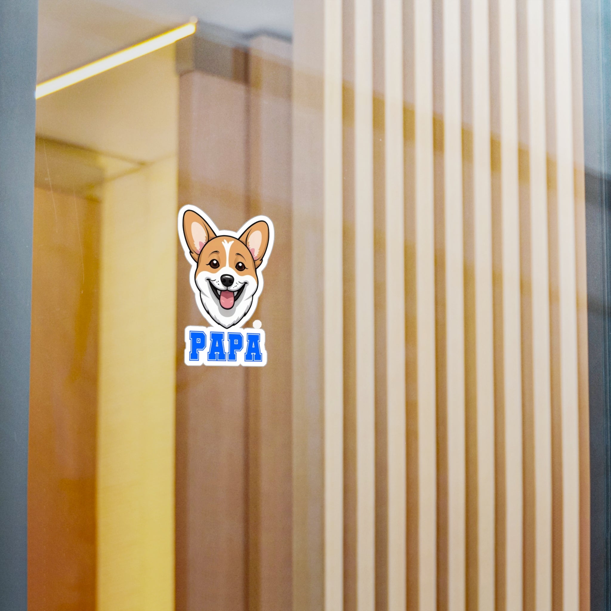 Corgi Papa Vinyl Decals