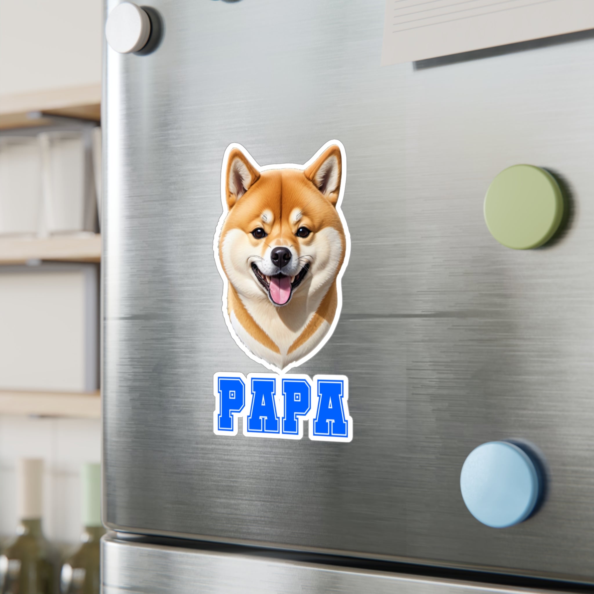 Shiba Inu Papa Vinyl Decals