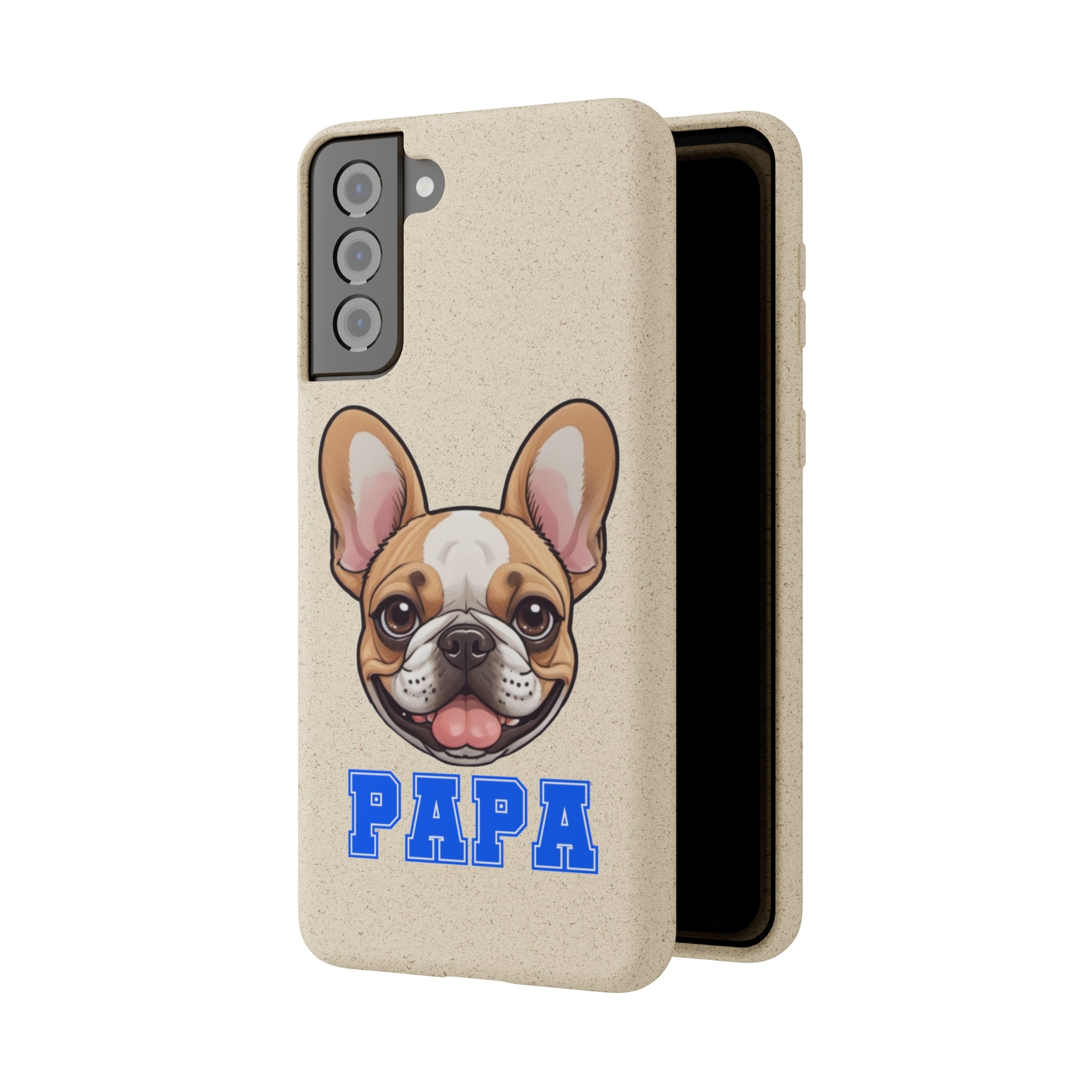 Biodegradable  Frenchie Papa Cases