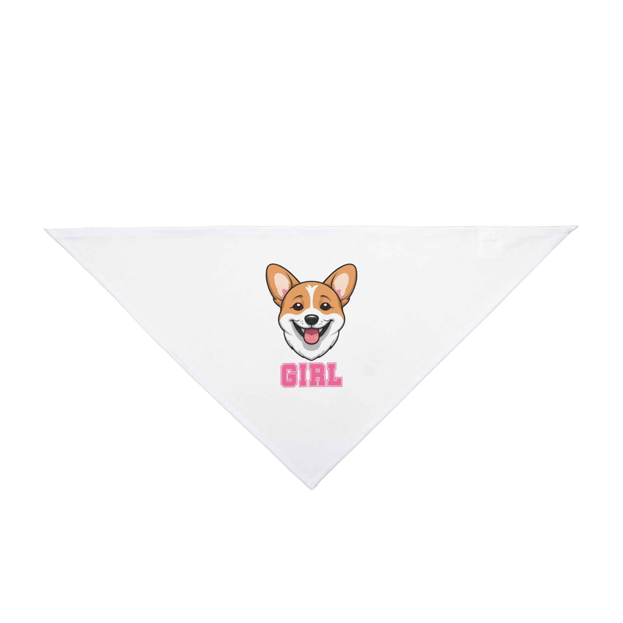 Corgi Girl Bandana