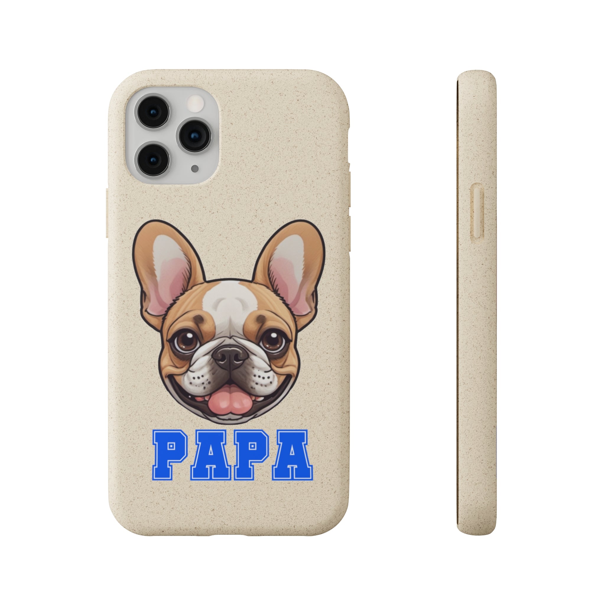 Biodegradable  Frenchie Papa Cases