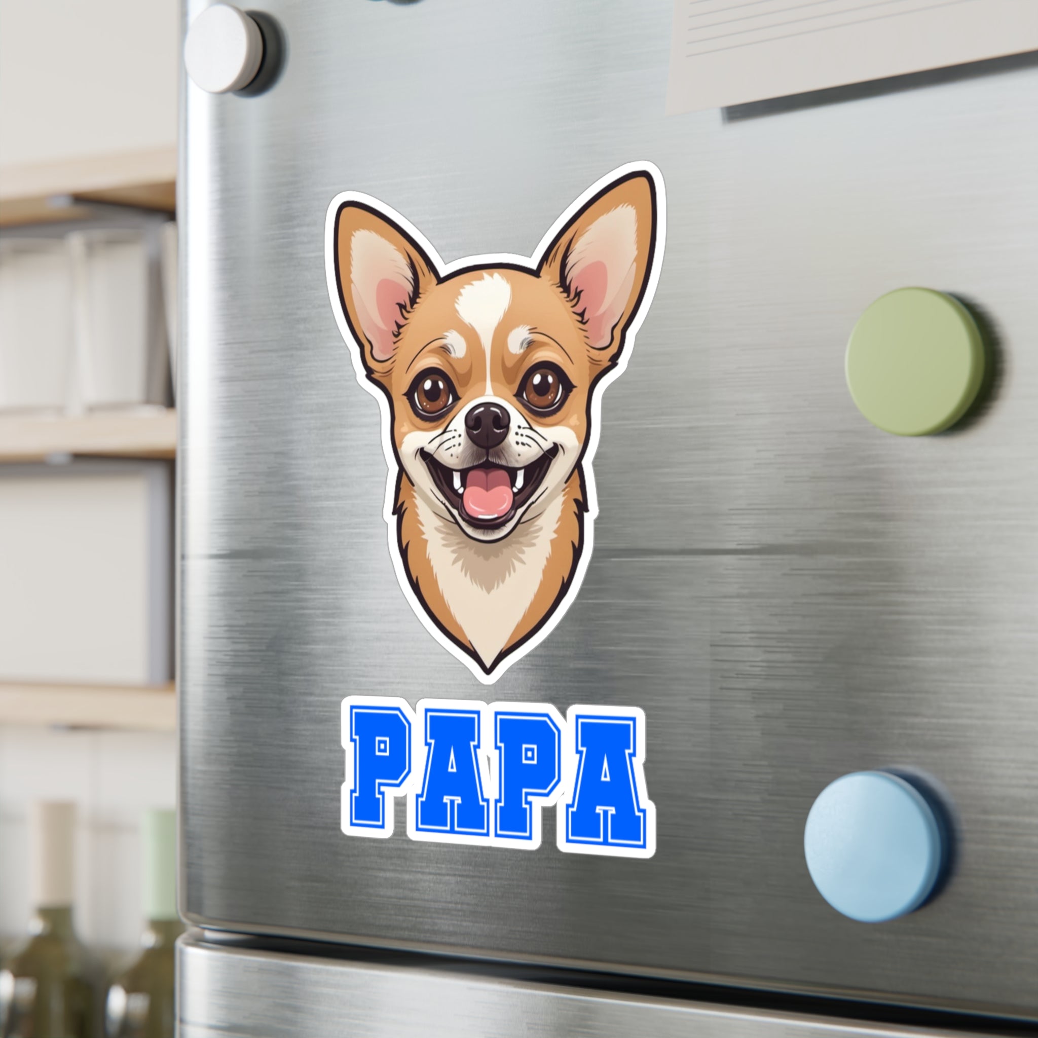 Chihuahua Papa Vinyl Decals