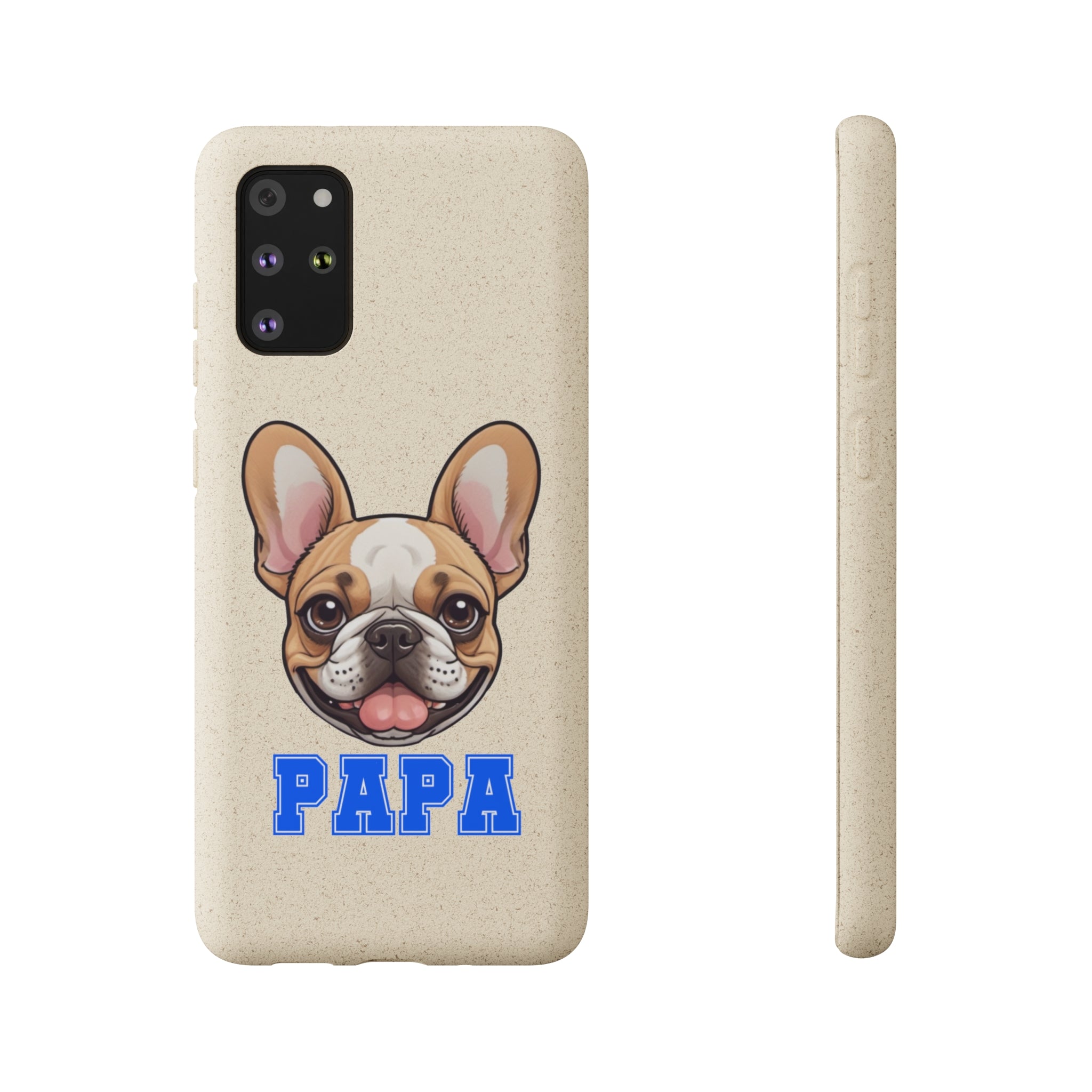 Biodegradable  Frenchie Papa Cases