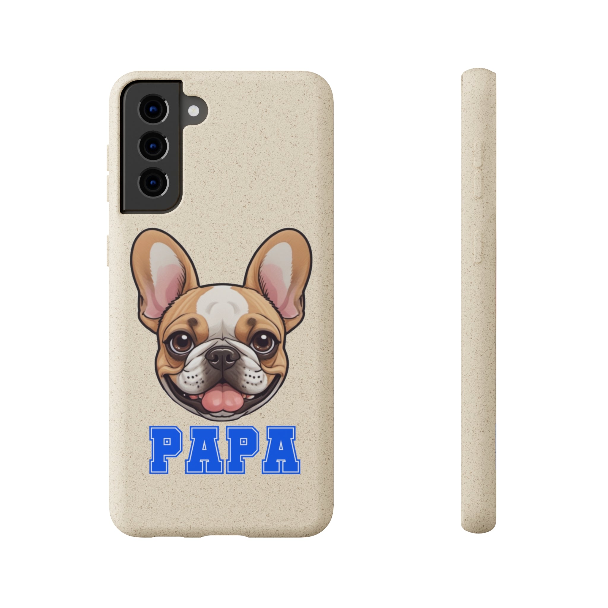 Biodegradable  Frenchie Papa Cases