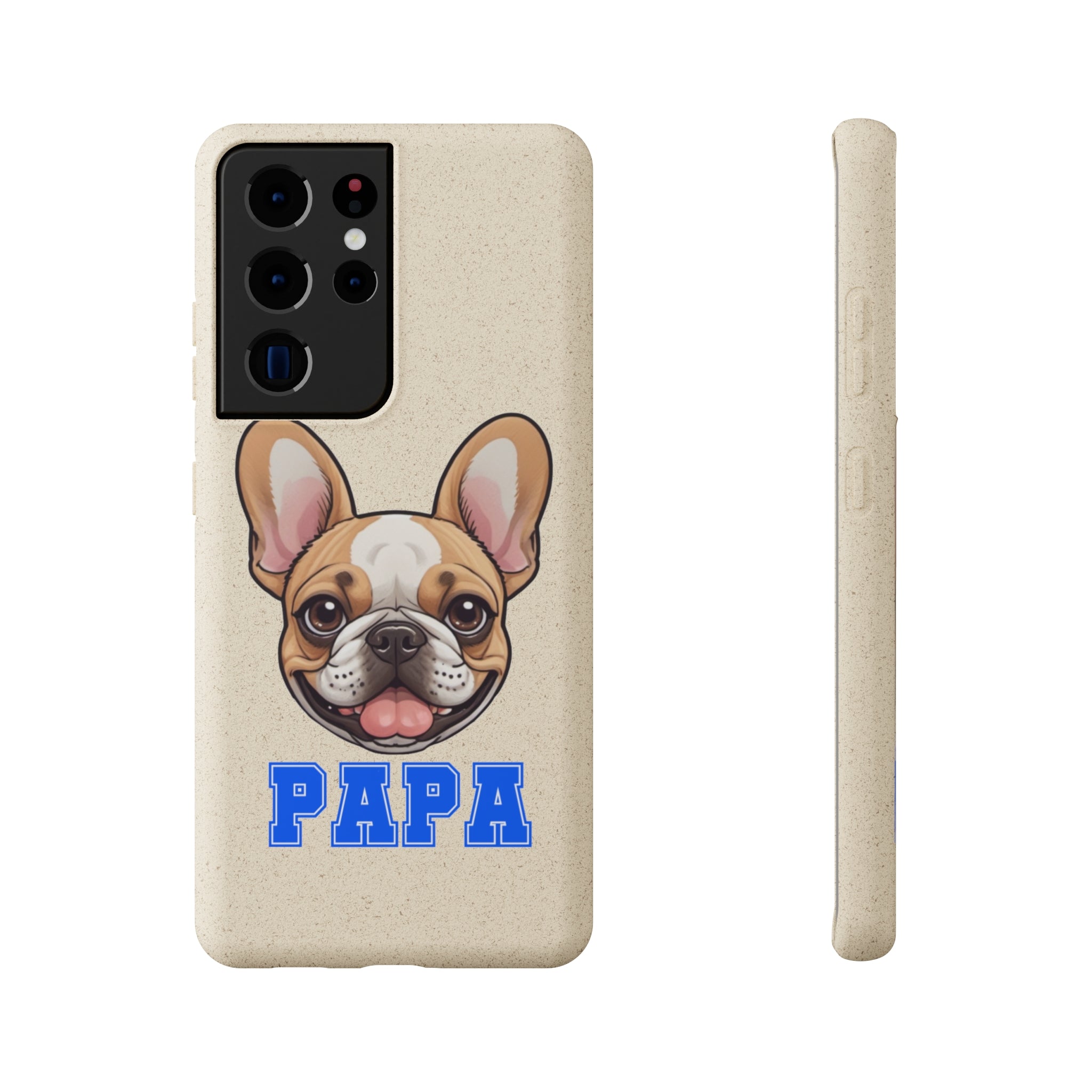 Biodegradable  Frenchie Papa Cases