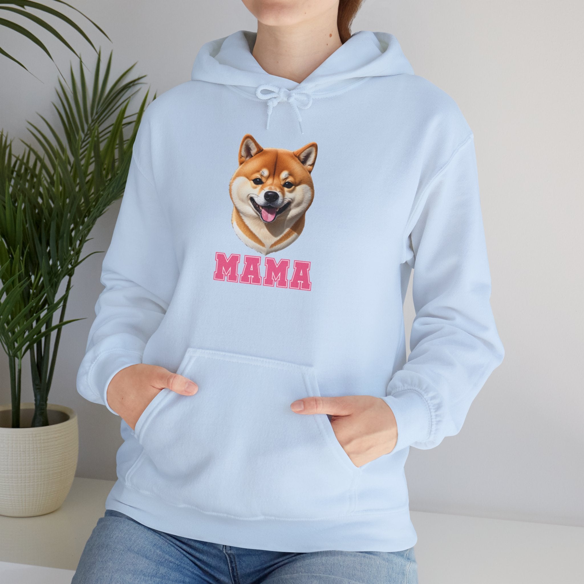 Shiba Inu Mama Heavy Blend™ Hooded Sweatshirt