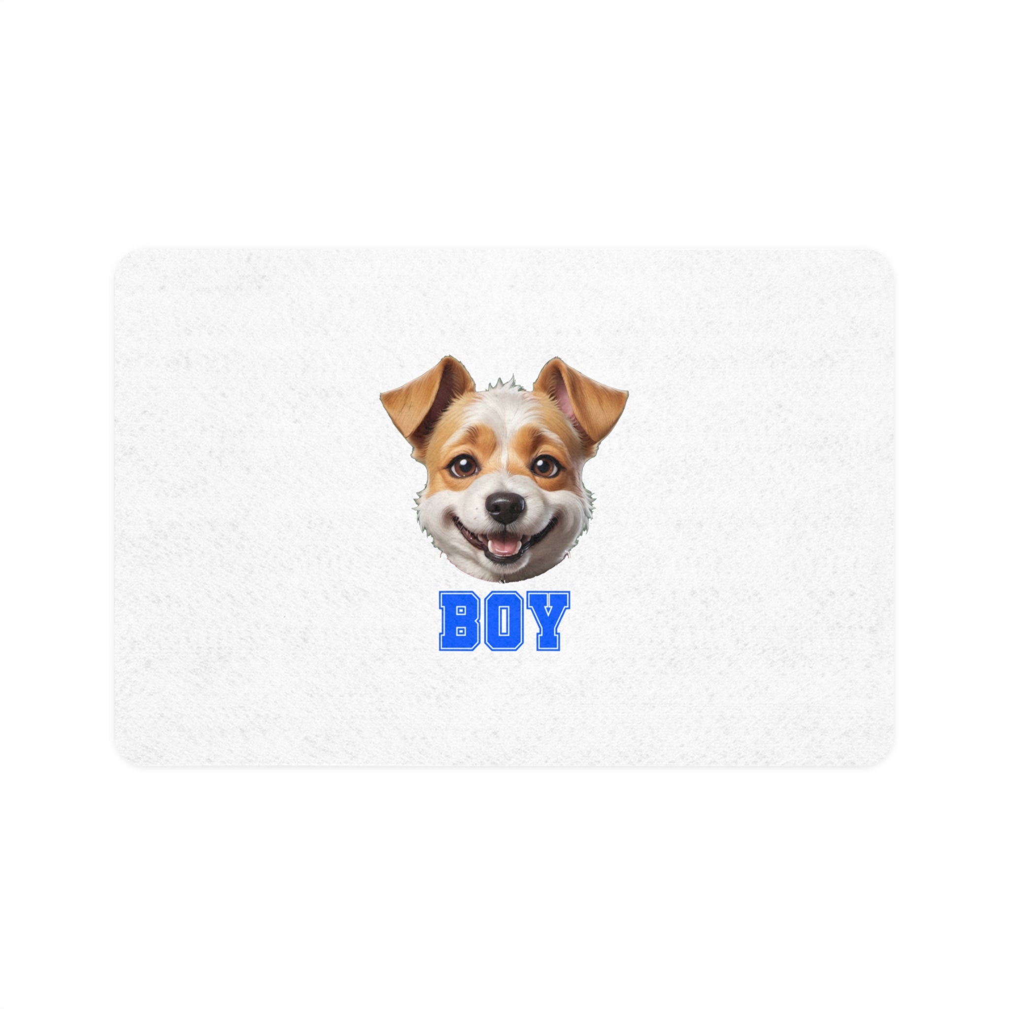 Terrier Boy Food Mat (12x18)