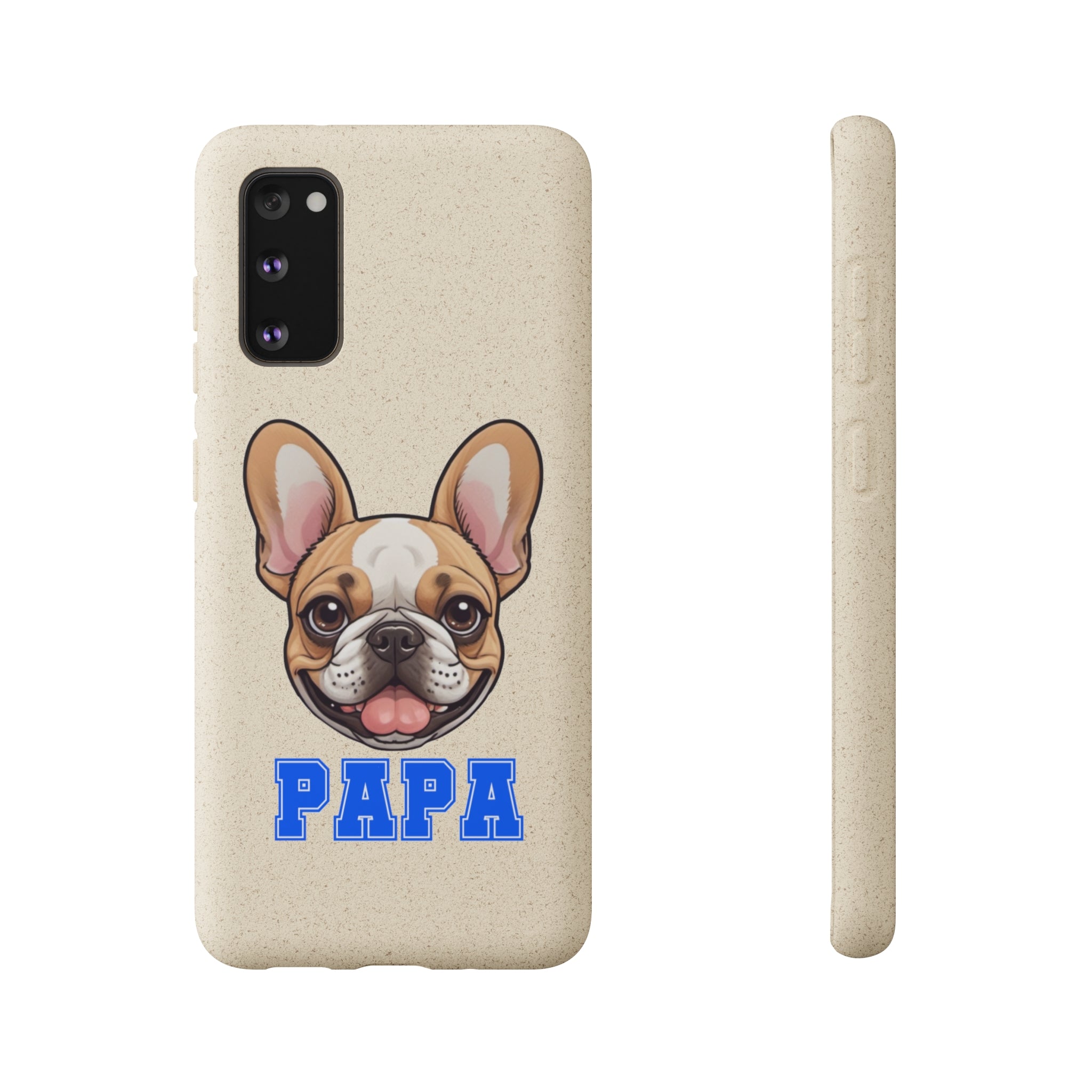 Biodegradable  Frenchie Papa Cases