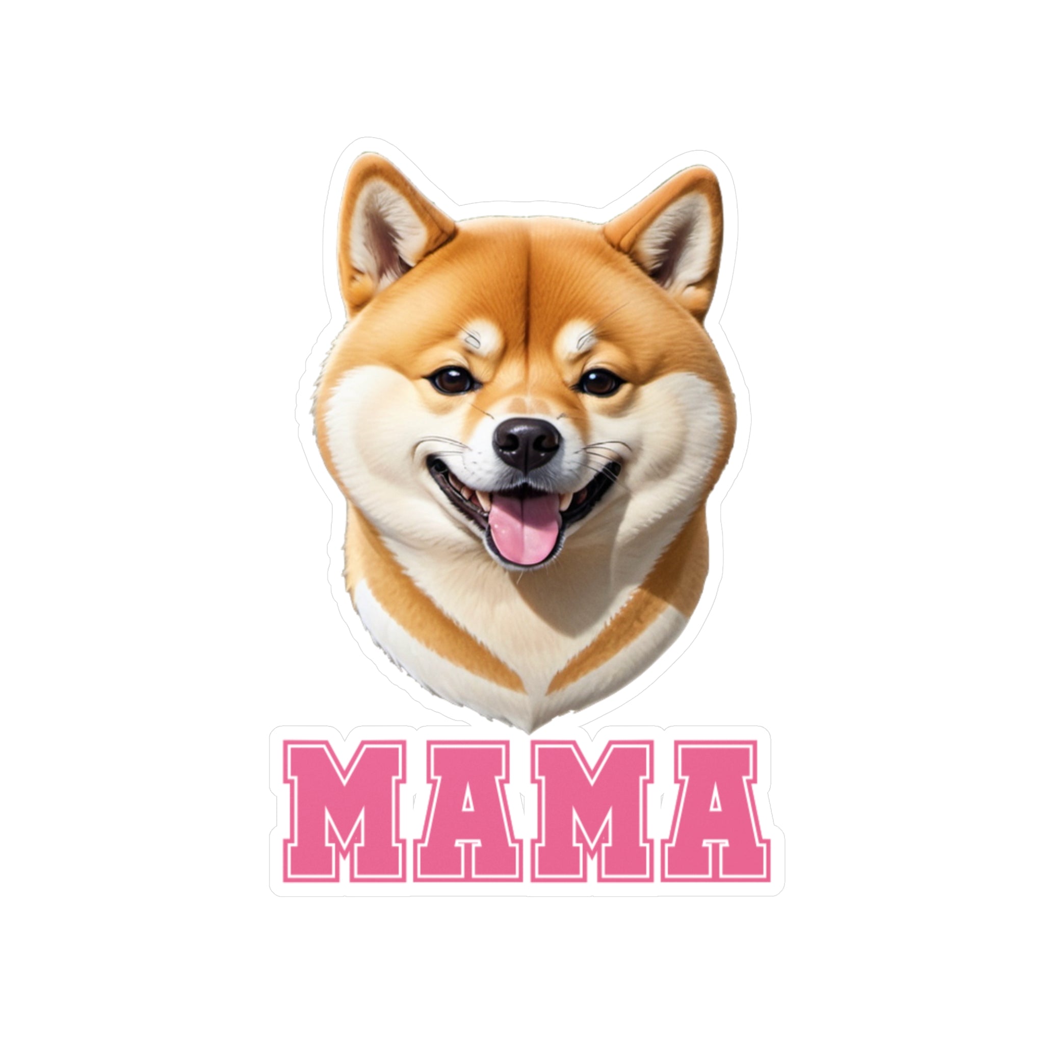 Shiba Inu Mama Vinyl Decals