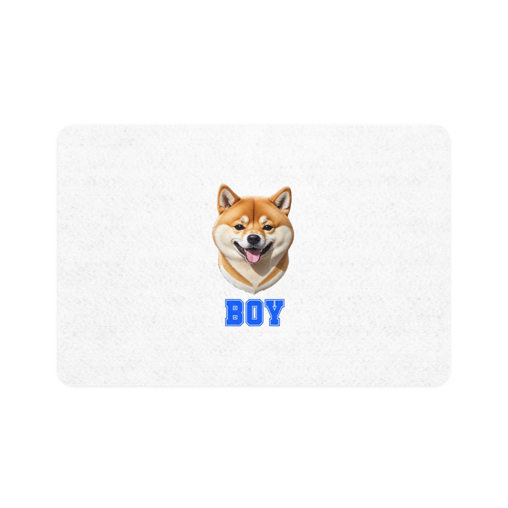 Shiba Inu Boy Food Mat (12x18)