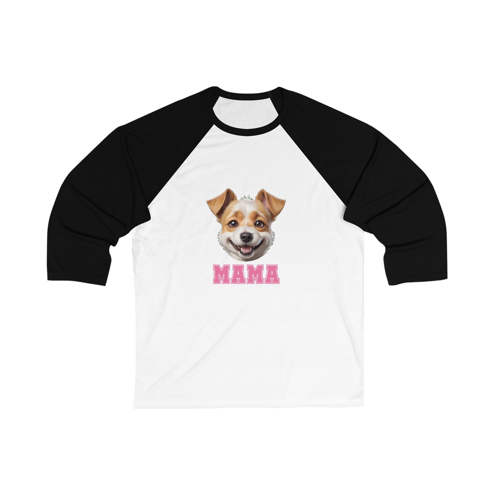 Terrier Mama 3\4 Sleeve Baseball Tee