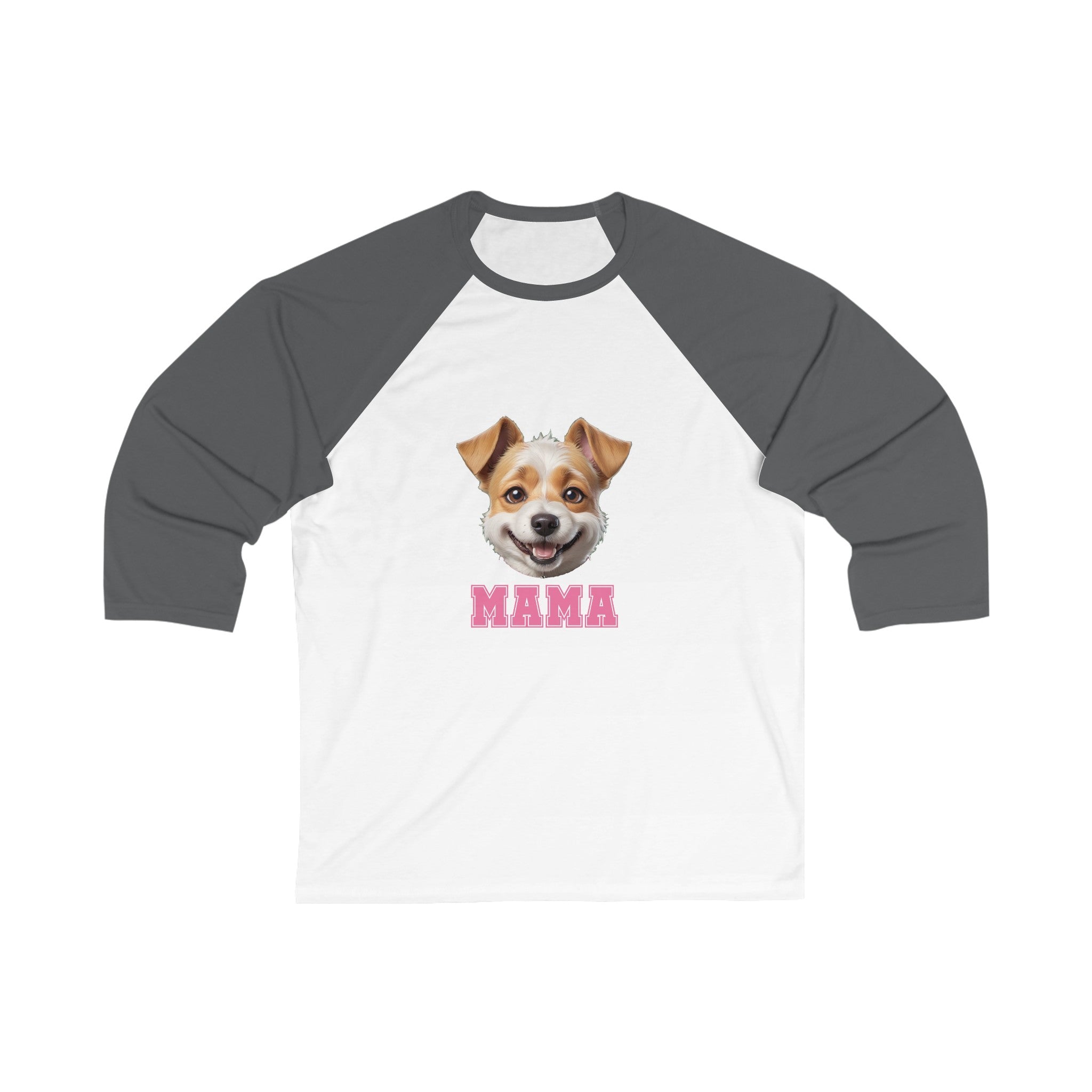 Terrier Mama 3\4 Sleeve Baseball Tee