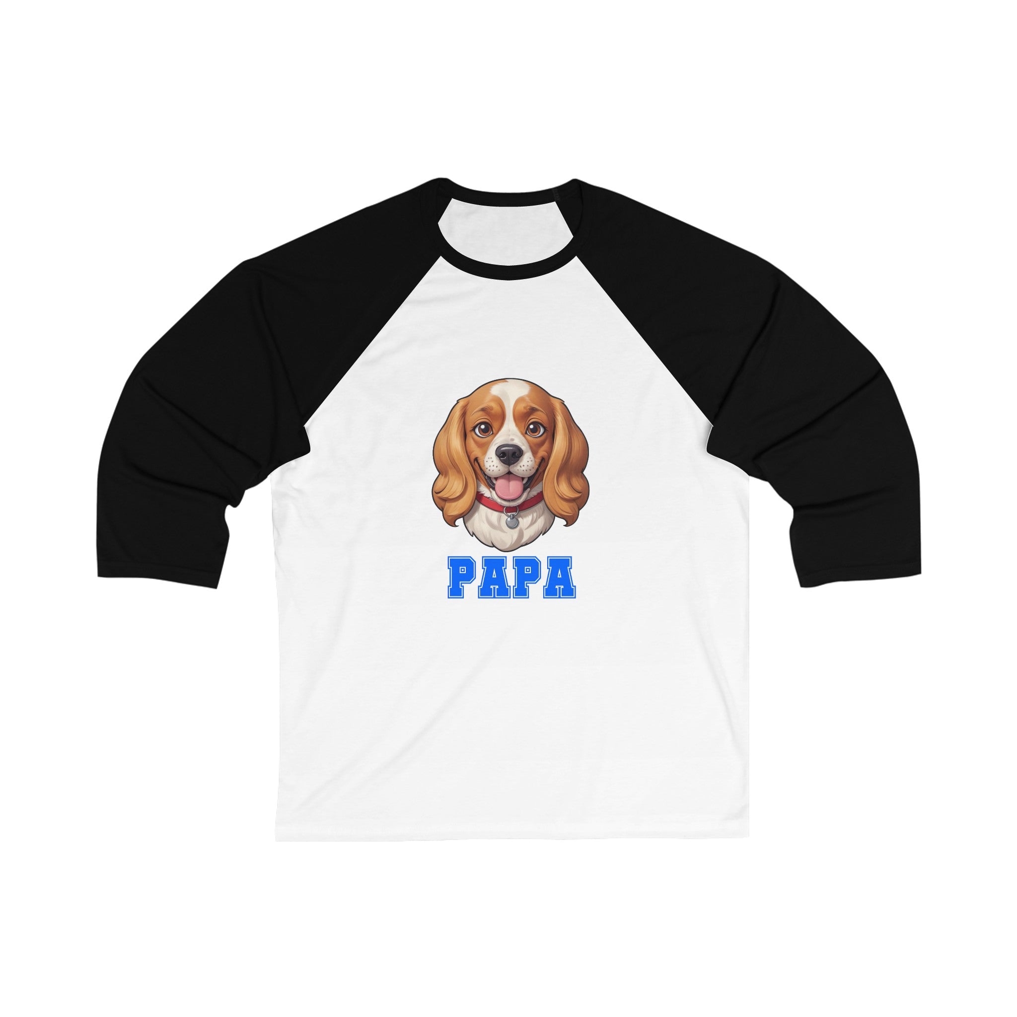 Cavalier - Cocker Papa 3\4 Sleeve Baseball Tee