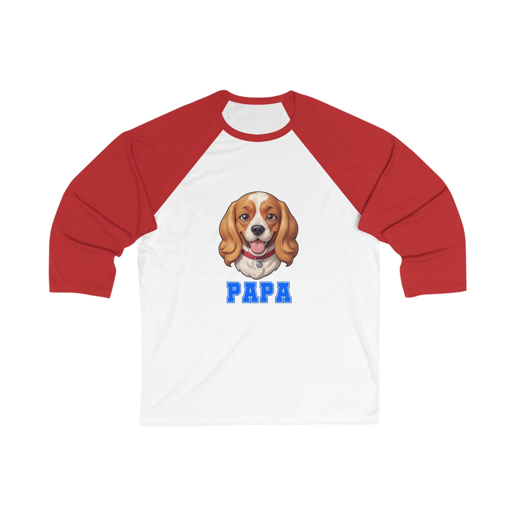 Cavalier - Cocker Papa 3\4 Sleeve Baseball Tee