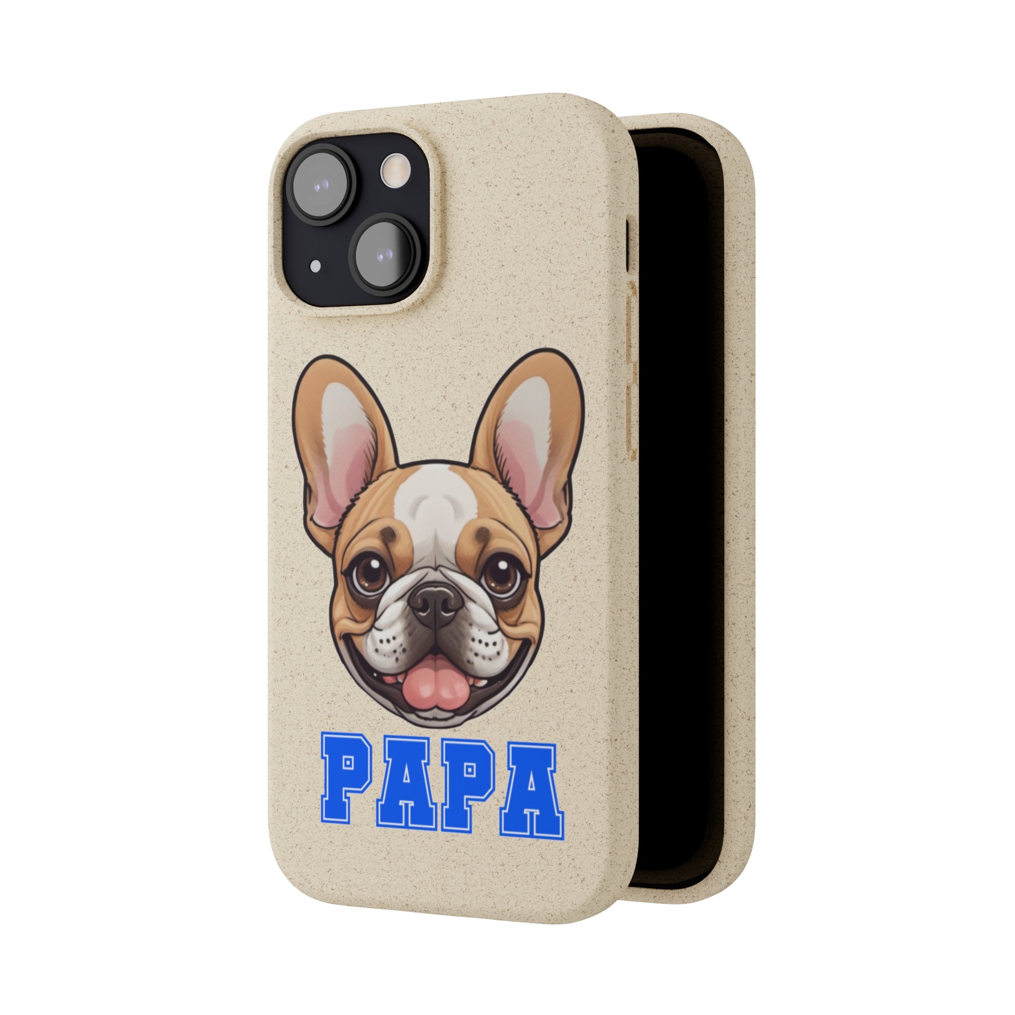 Biodegradable  Frenchie Papa Cases