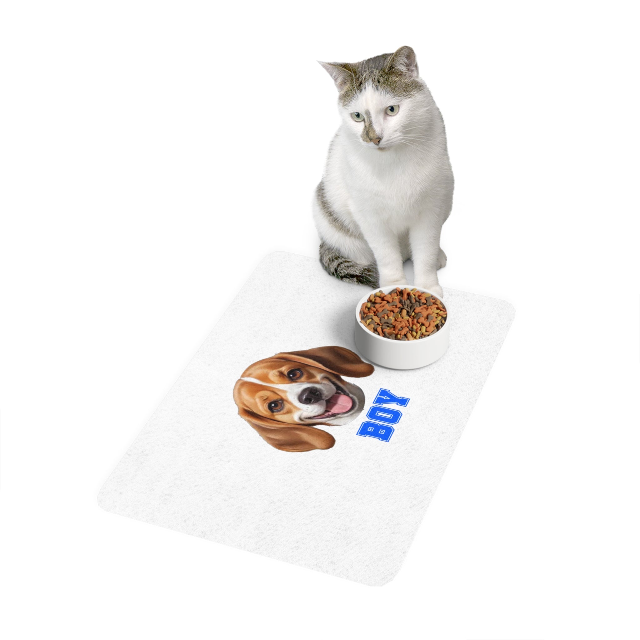 Beagle Boy Food Mat (12x18)