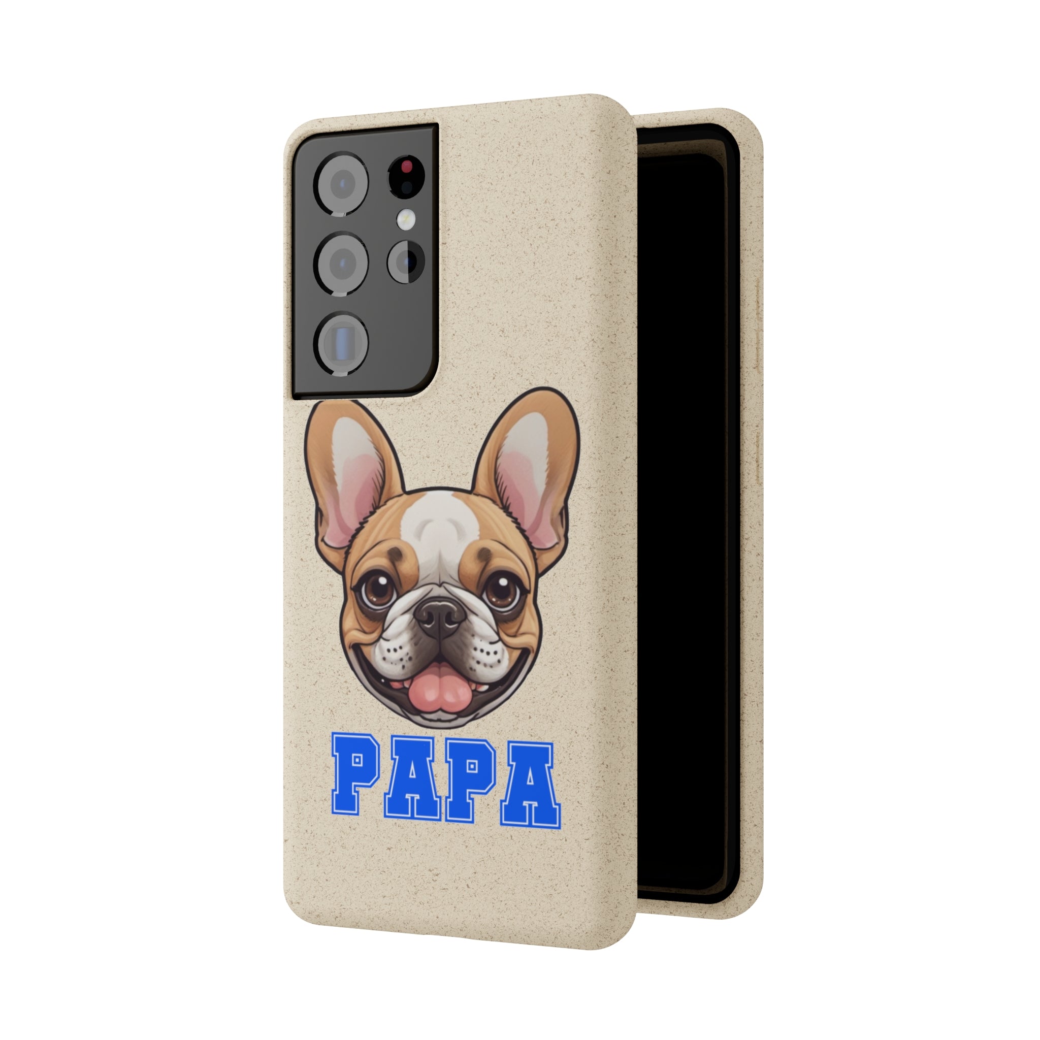 Biodegradable  Frenchie Papa Cases