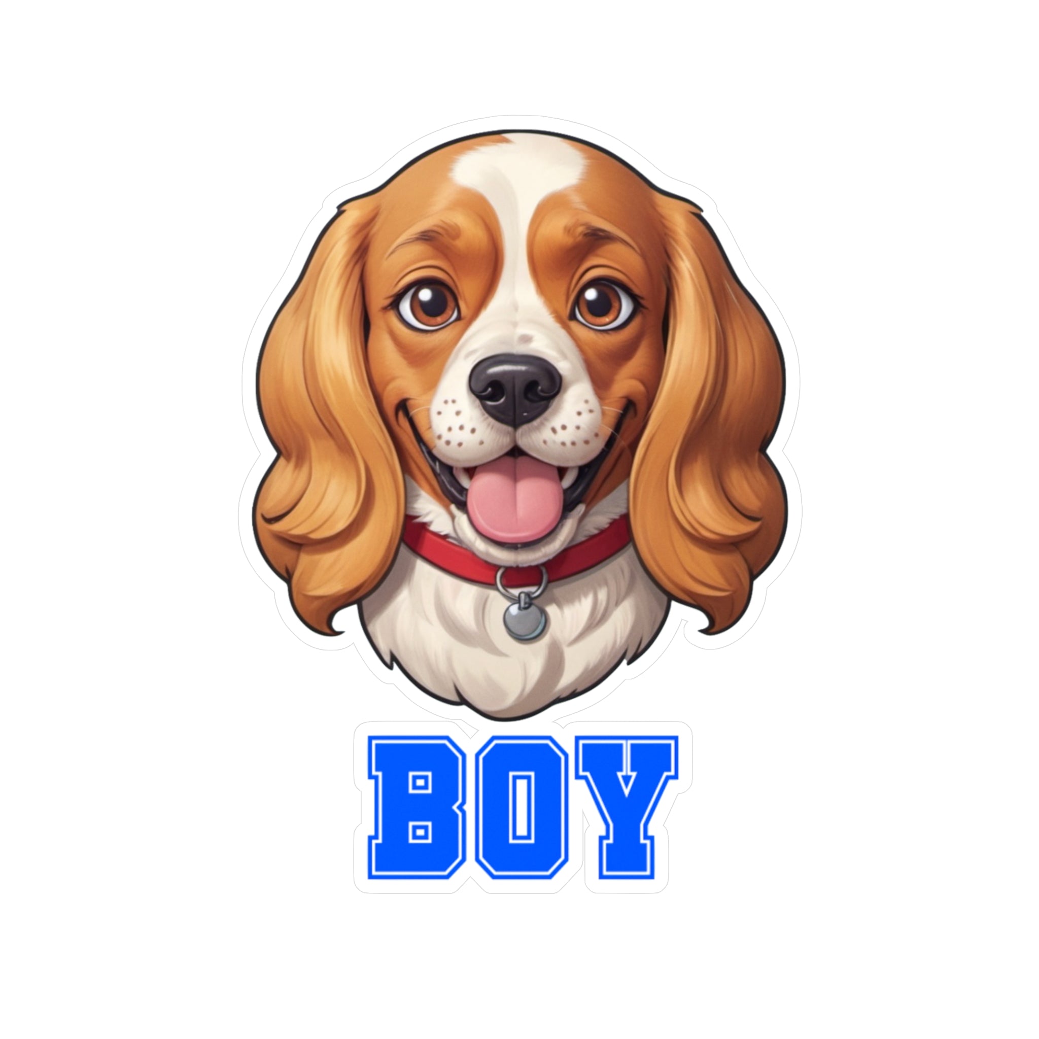 Cavalier - Cocker Boy Vinyl Decals