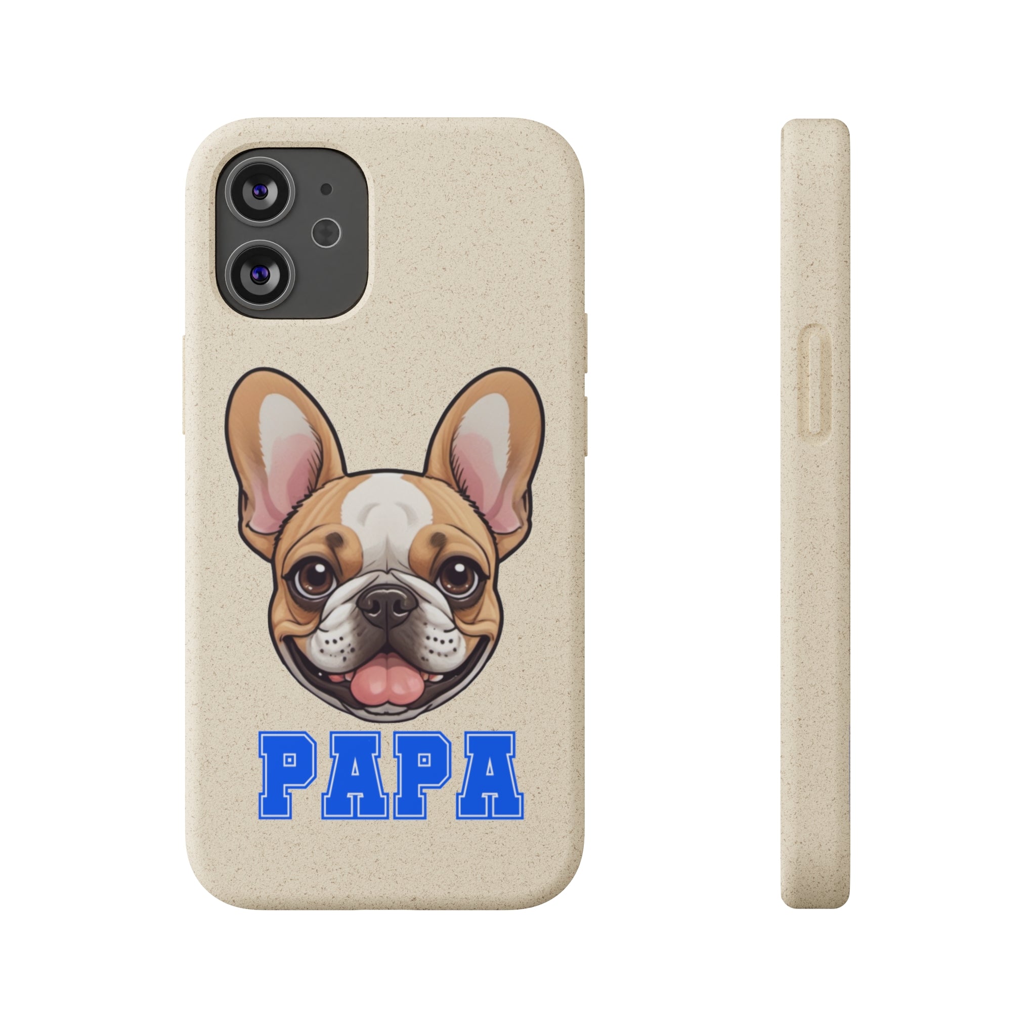 Biodegradable  Frenchie Papa Cases